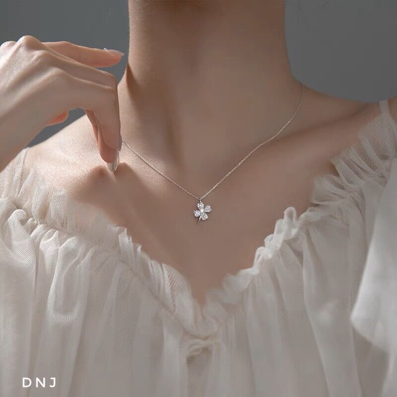 Dây chuyền bạc nữ cỏ 4 lá 🍀 may mắn
