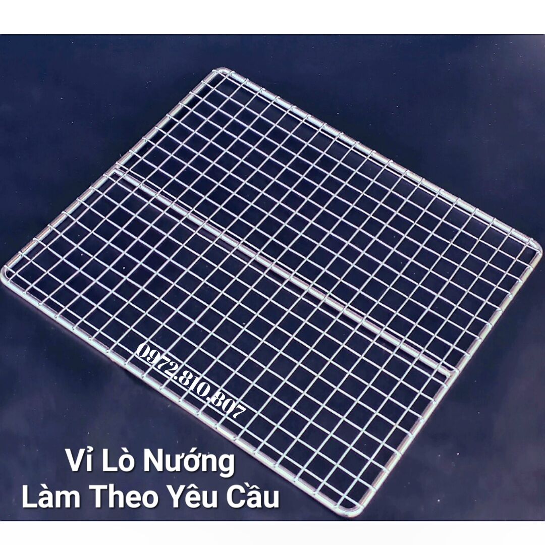 Vỉ lò nướng đặt theo qui cách. Vỉ dùng cho tất cả các loại lò nướng