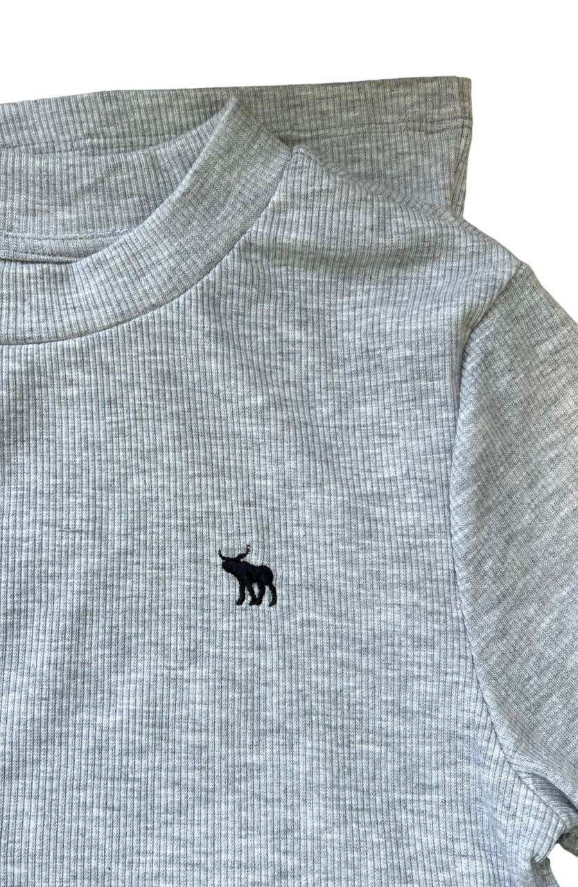 Áo thun nữ form basic chất thun gân tăm cotton