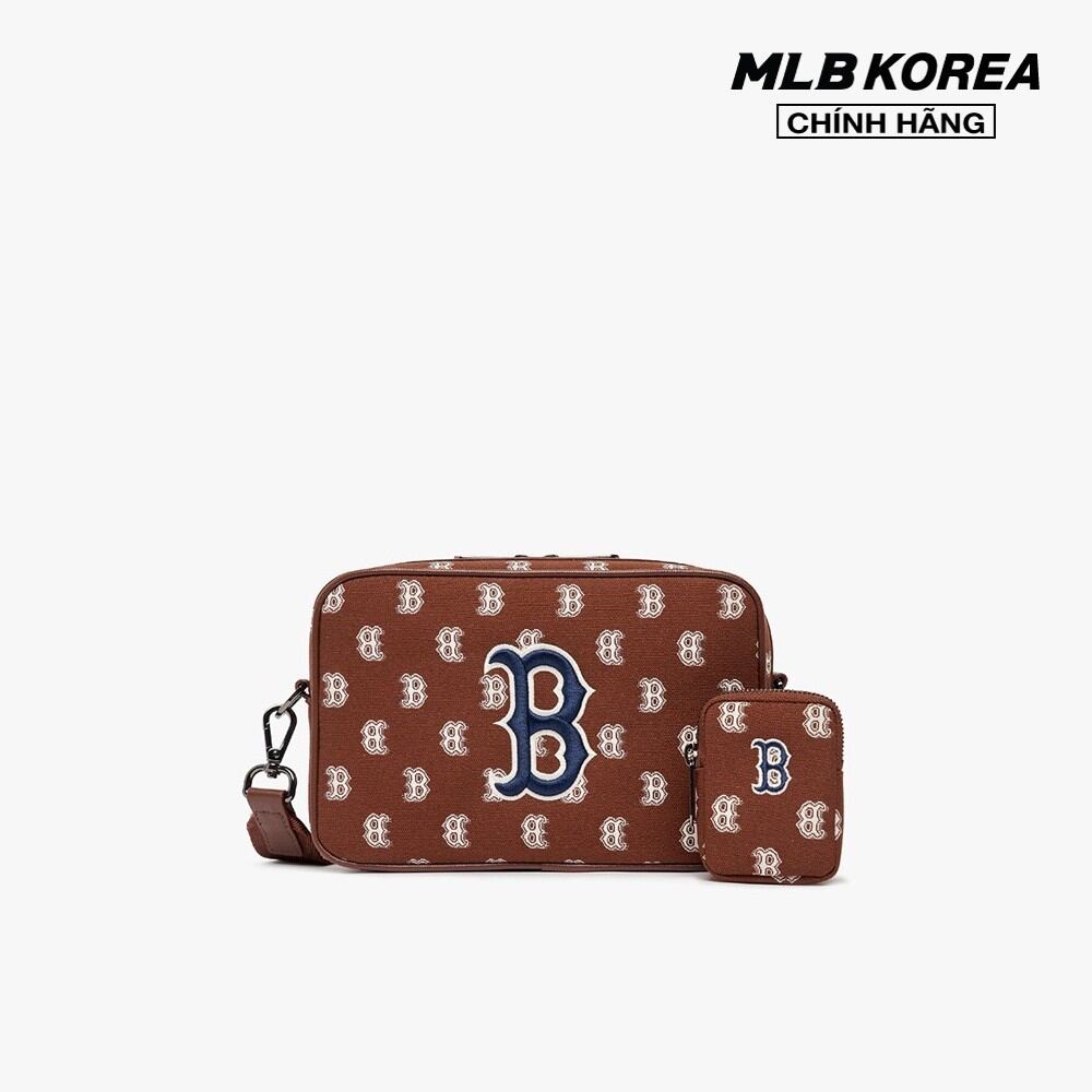 Mlb - túi đeo chéo phom chữ nhật monogram 3acrm012n-43brd