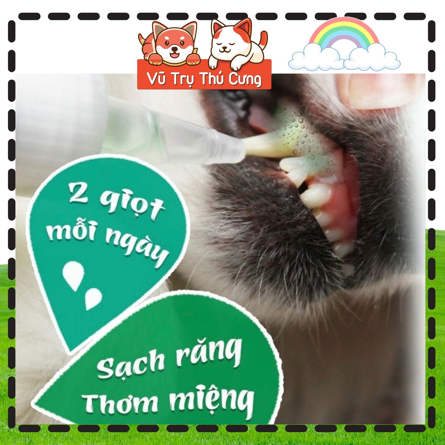 Gel làm sạch răng, thơm miệng cho Chó Tropiclean Mỹ 14.8ml