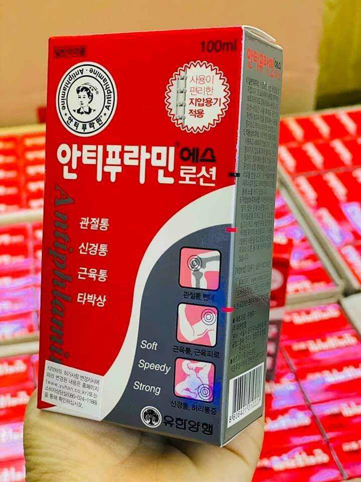 Dầu nóng Hàn Quốc hỗ trợ giảm đau nhức xương khớp