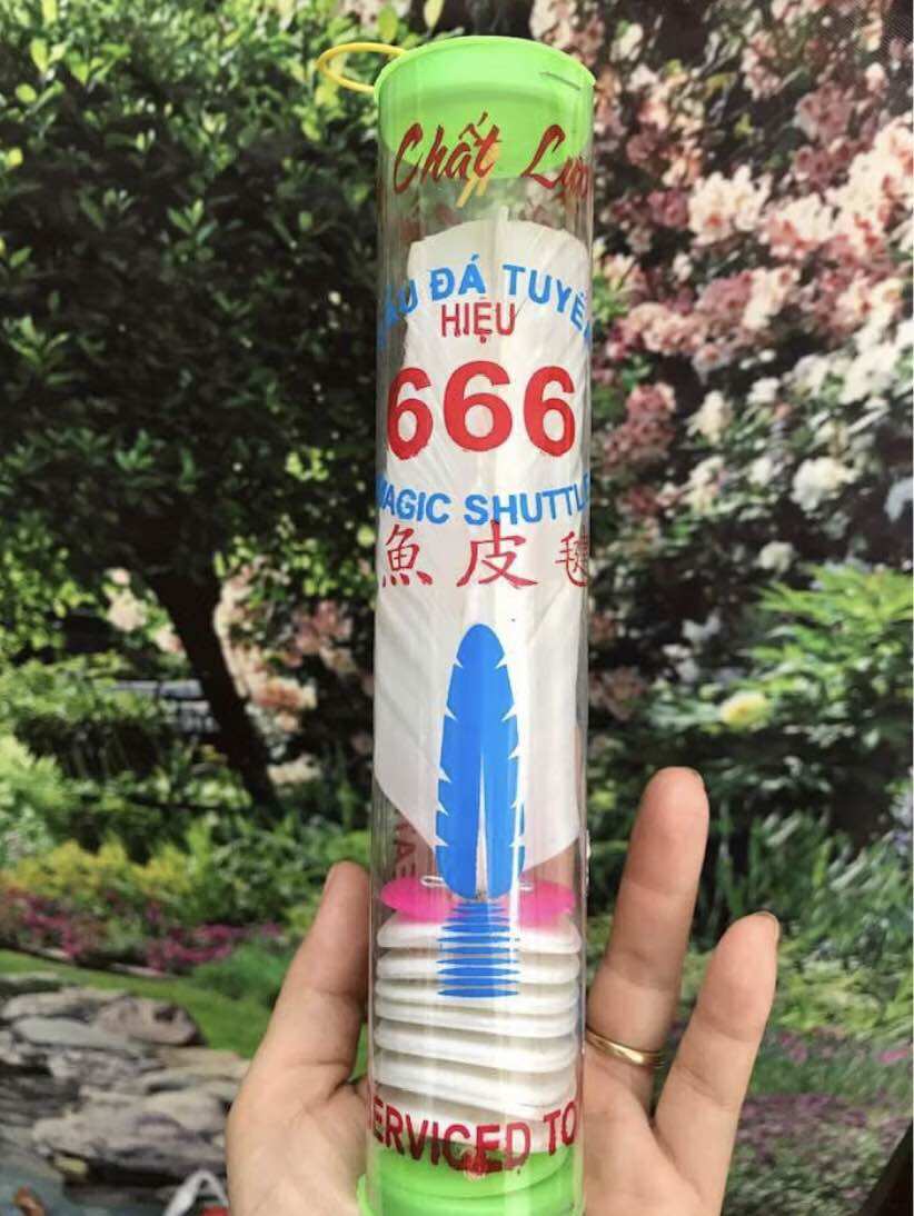 Quả cầu đá 666 và cầu lông đen chơi công viên