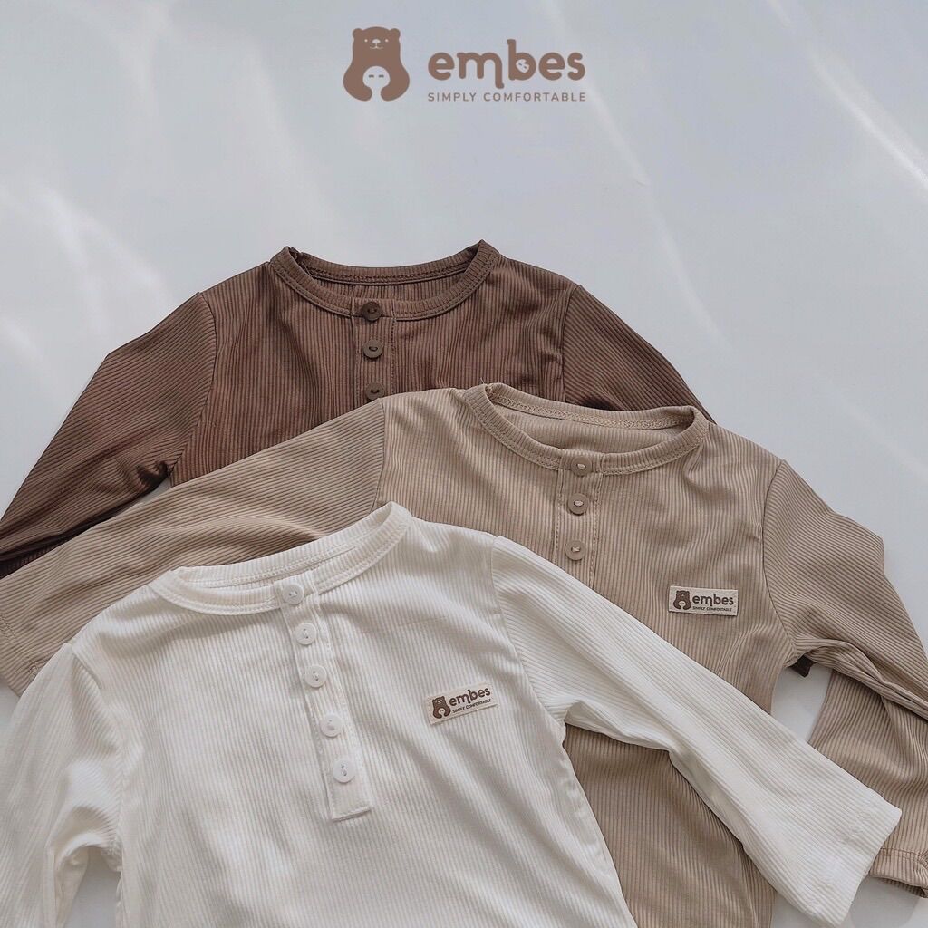 Embes- Bộ Tăm Lạnh Mặc Điều Hoà Cho Bé