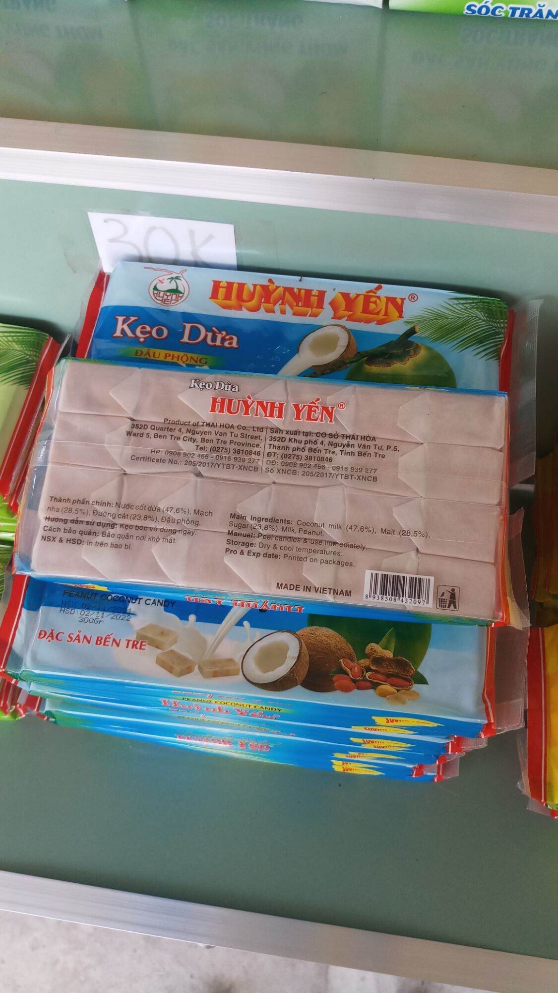 KẸO DỪA BẾN TRE HUỲNH YẾN 35K