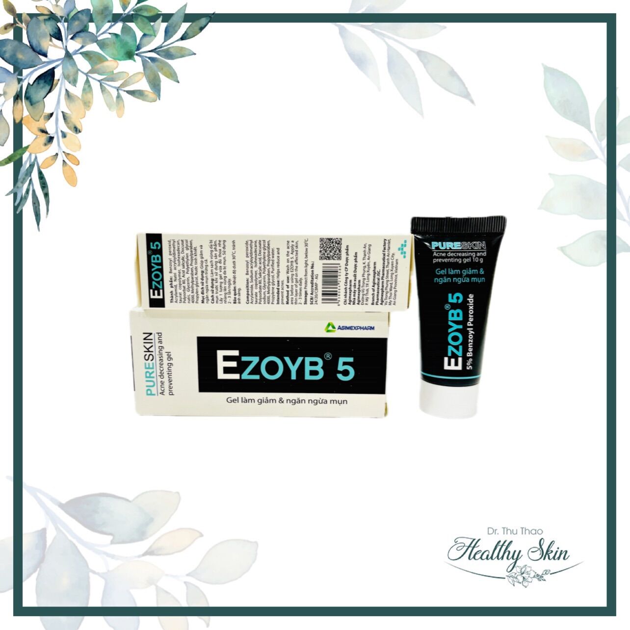 [10g] GEL GIẢM MỤN EZOYB 5 (BENZOYL PEROXIDE - BPO 5%)
