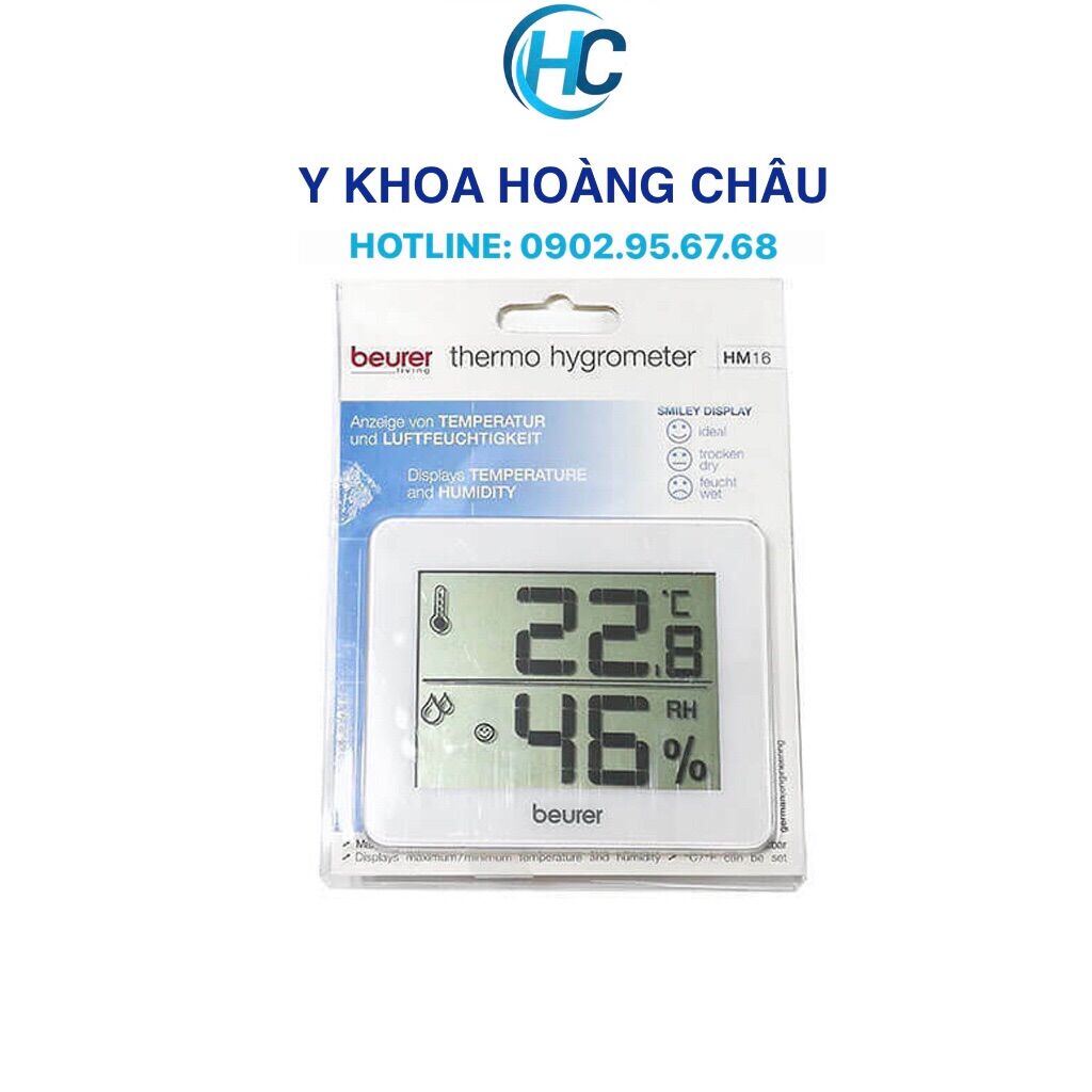[CHÍNH HÃNG] Nhiệt ẩm kế Beurer HM16 (bảo hành 2 năm)