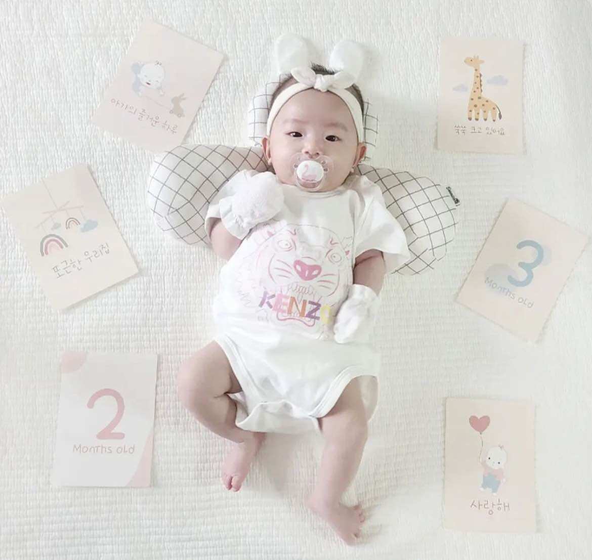 Gối em bé và trẻ sơ sinh - chống bẹp đầu Bonnichon Hàn Quốc