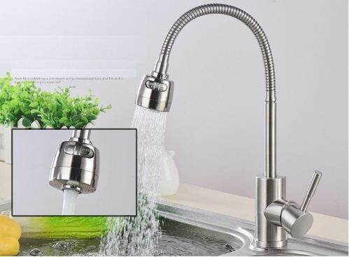 Vòi chén lò xo inox 304, Vòi rửa bát lò xo, Vòi rửa chén bát giá rẻ tiêu dùng, Vòi inox 304, Vòi rửa chén điều chỉnh hướng nước, Vòi chén hai chế độ