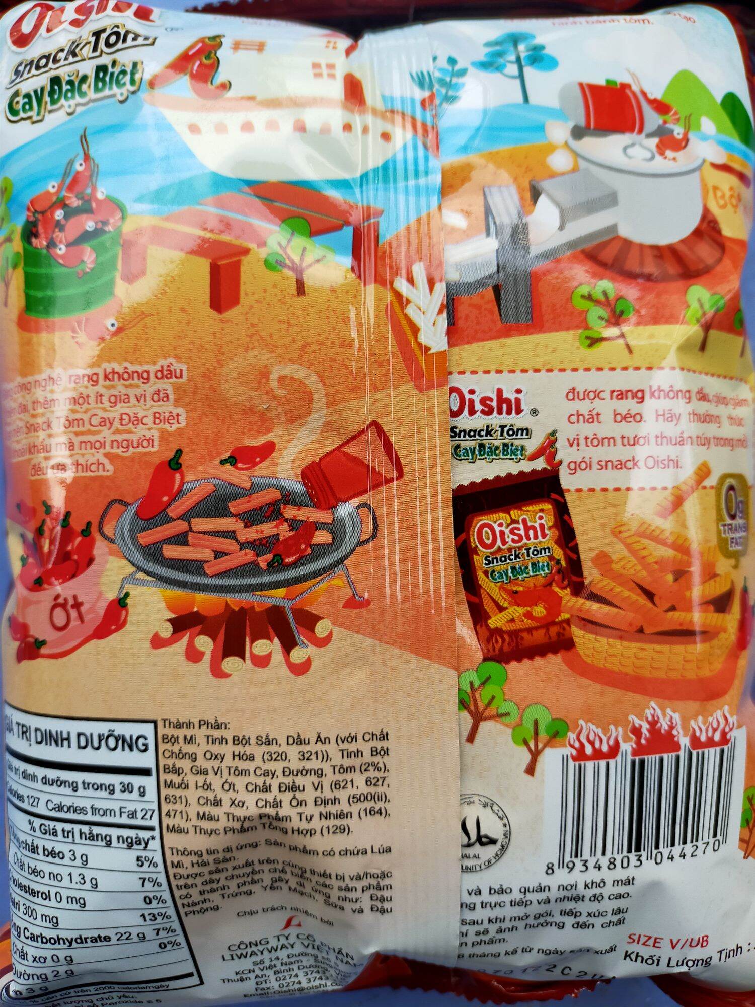 ( COMBO 10 GÓI ) giá sỉ snack Tôm Cay Đặc biệt 39g