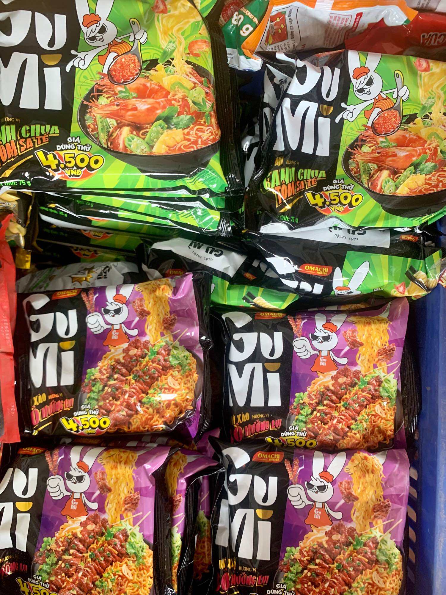 Combo 5 Gói Mì Omachi House Gu mi Thế Hệ Mới Gói 75g