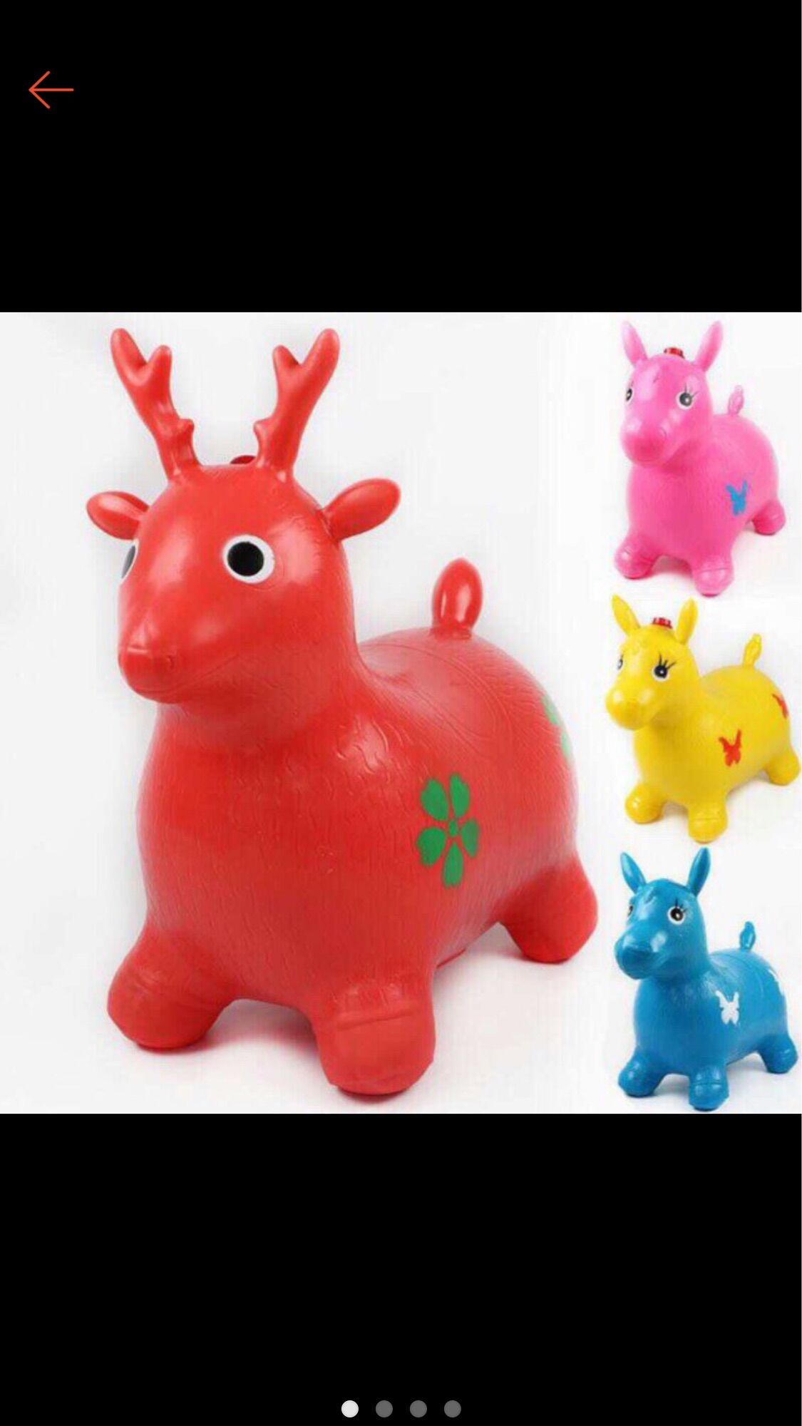 THÚ NHÚN BƠM HƠI HÌNH CON HƯƠU CHO BÉ LOẠI TO - 2427