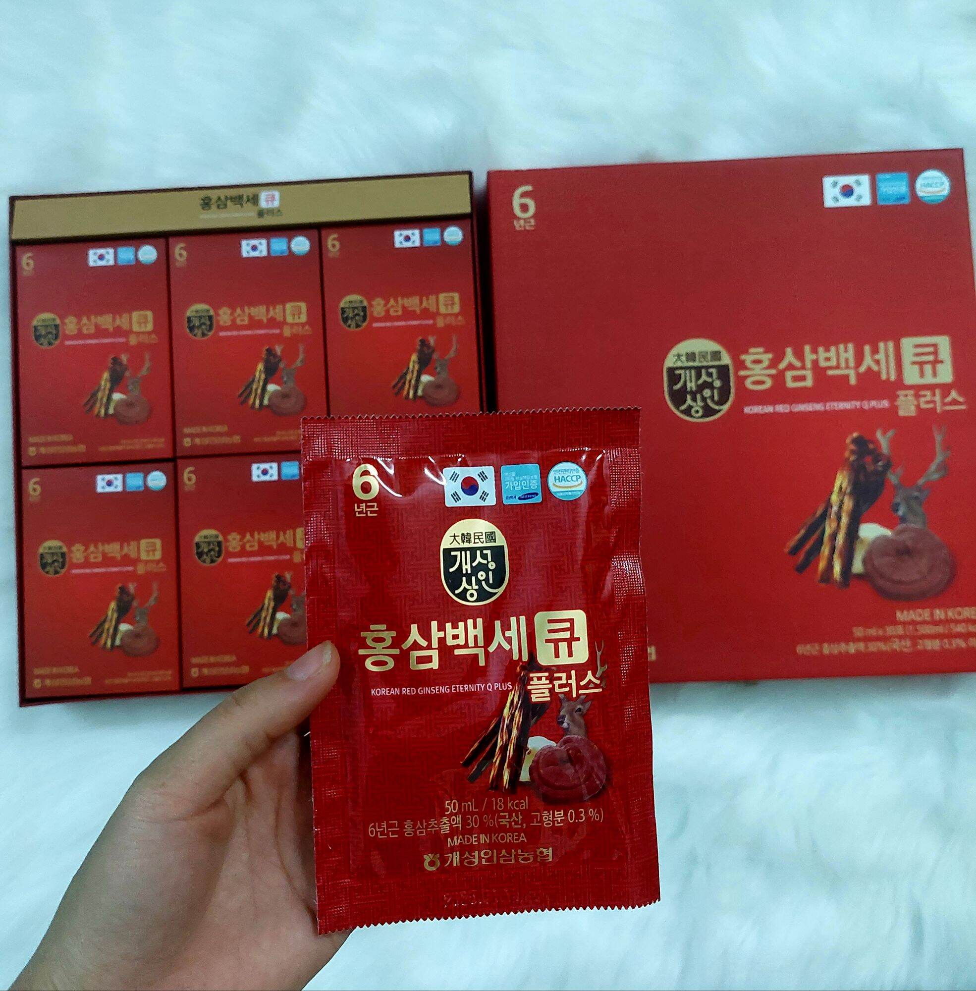 NƯỚC HỒNG SÂM NHUNG HƯƠU LINH CHI HÀN QUỐC