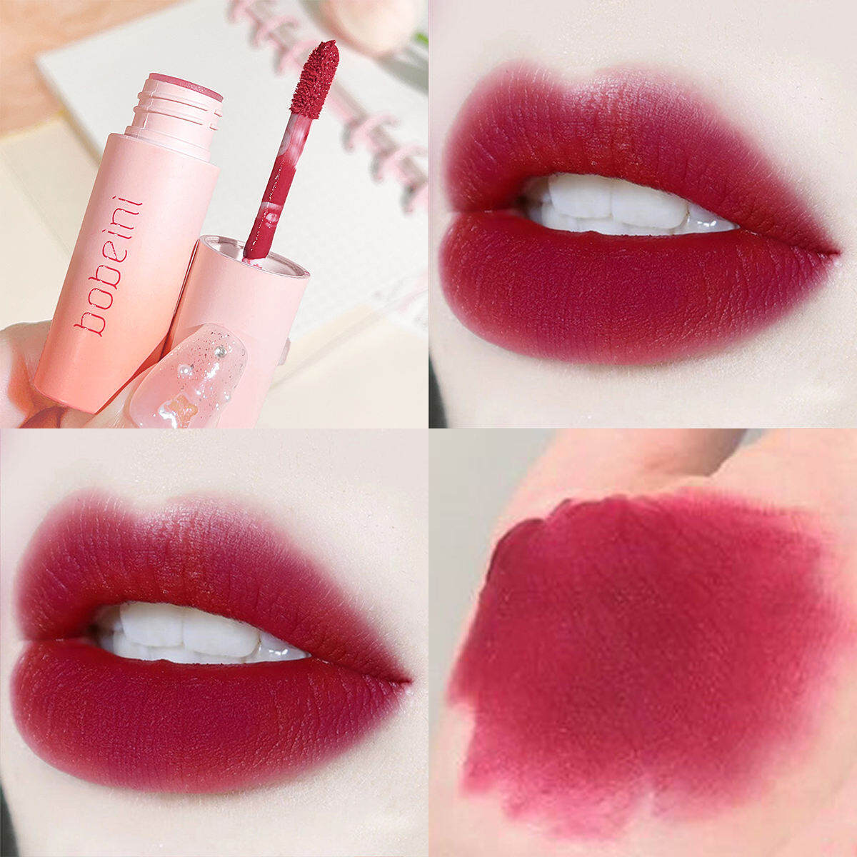 Nhung Matte Liquid Lipstick 6 Sắc Thái Sắc Tố Cao Lâu Dài Không Khô Công Thức Hoàn Hảo Cho Đồ Mặc Hàng Ngày Và Các Bữa Tiệc