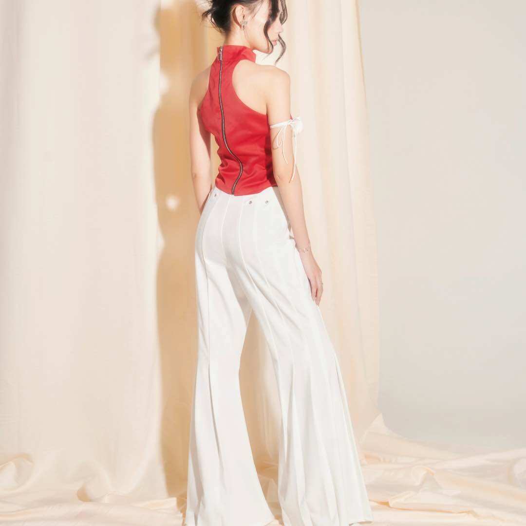 Quần dài ống loe xếp li INTO.EIGHT thiết kế (Kate Pants)