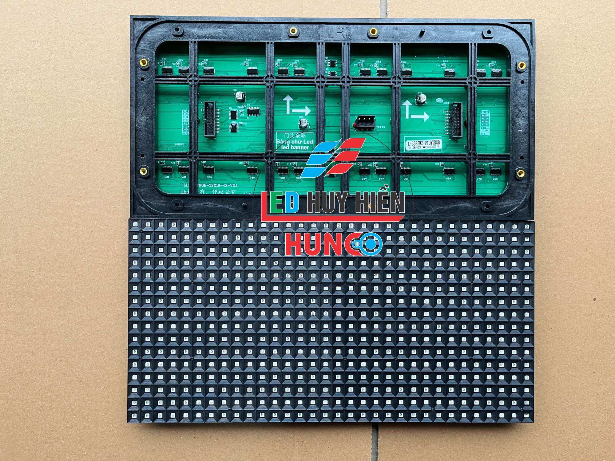 Module Led P10 LLR phun màu ngoài trời (Led P10 fullcolor outdoor) Đủ phụ kiện