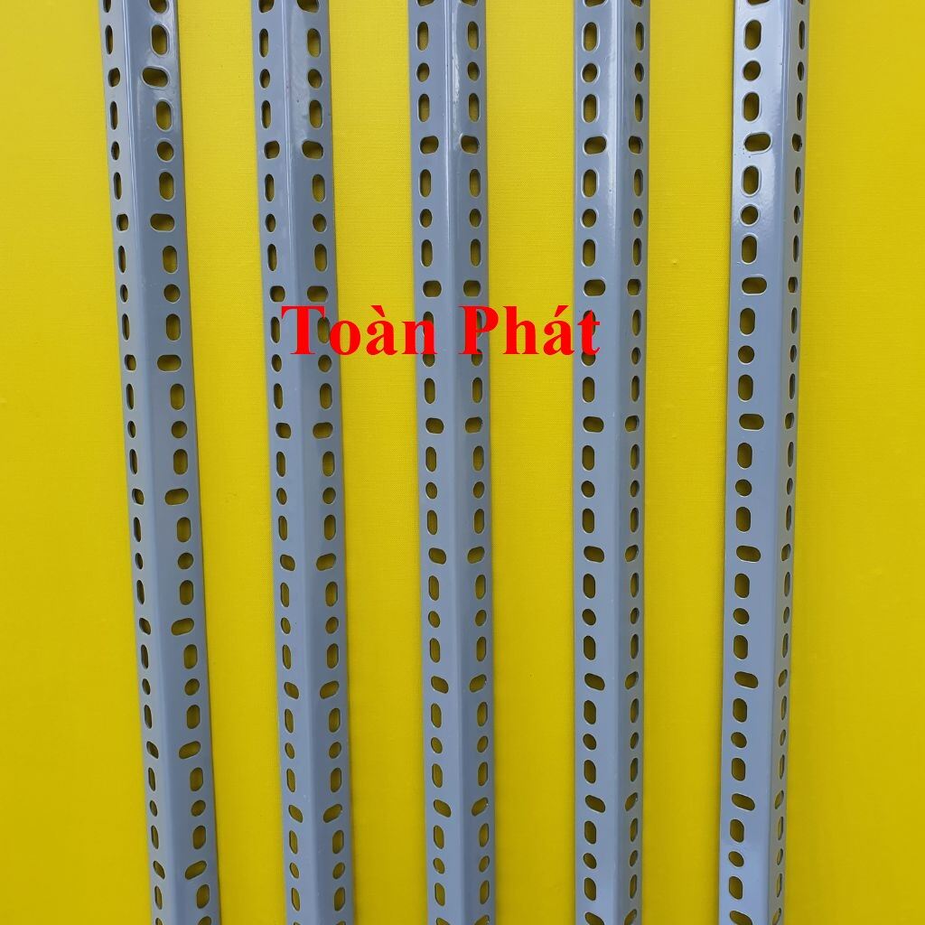 Kệ sắt V lỗ đa năng V4x4cm trồng rau ( Rộng 60cm x Dài 1.4m x Cao nhiều kích thước )