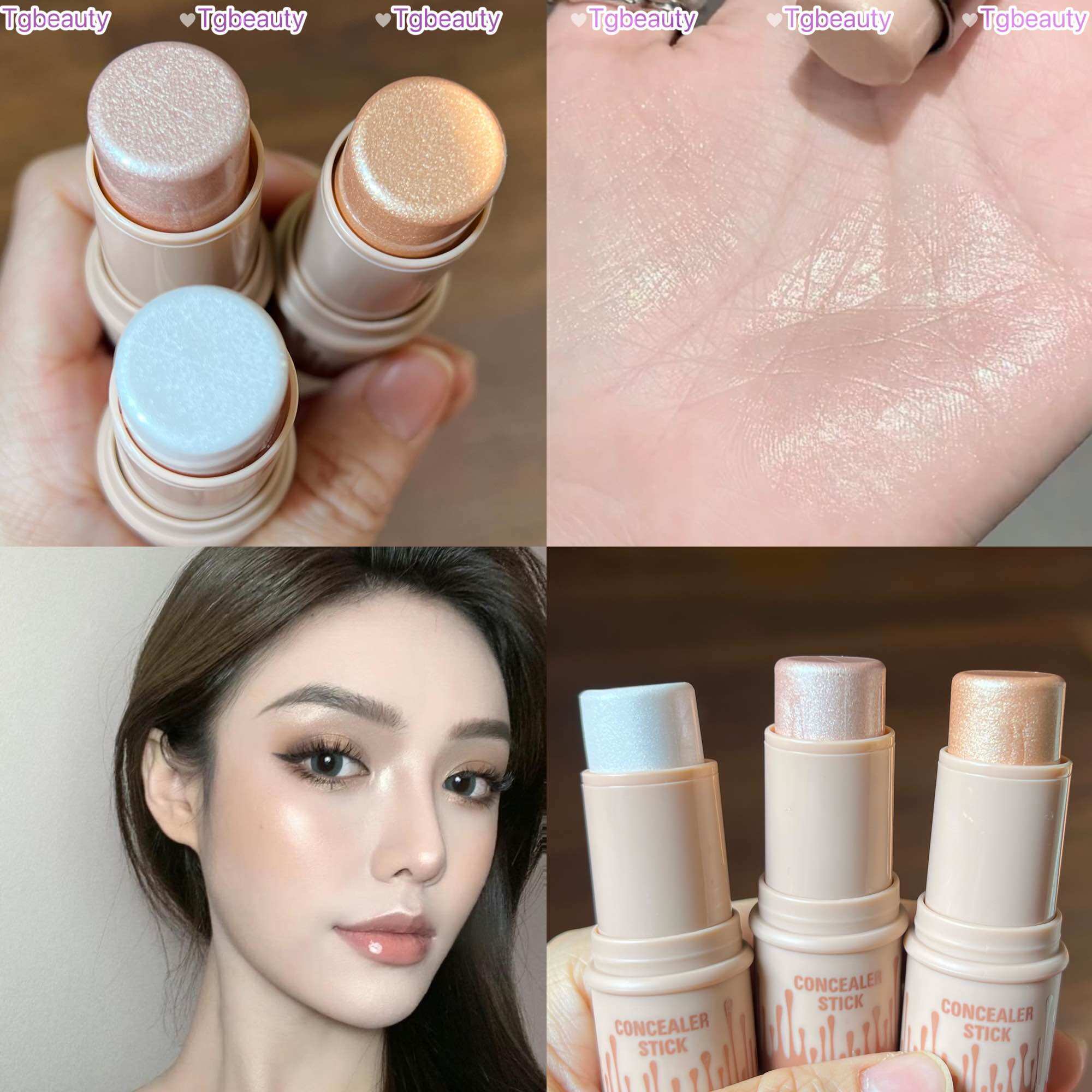 Thỏi Nhũ Bắt Sáng Căng Bóng HelloKiss Stick 6g