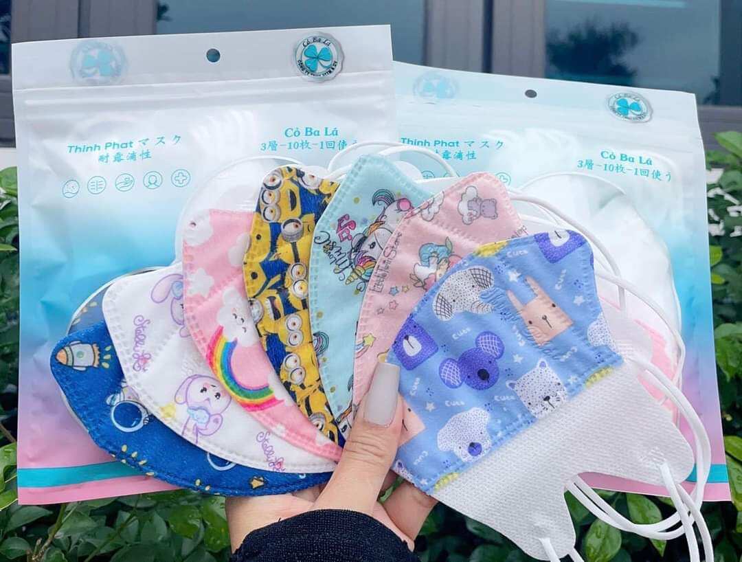 KHẨU TRANG 5D THỊNH PHÁT CHO BÉ (thùng 100c)