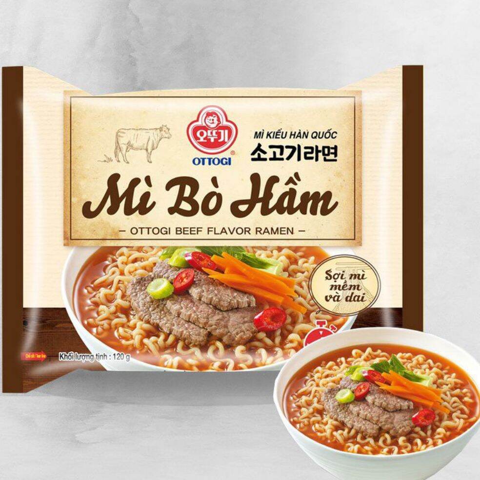 Set 10 gói mì Ottogi đủ vị