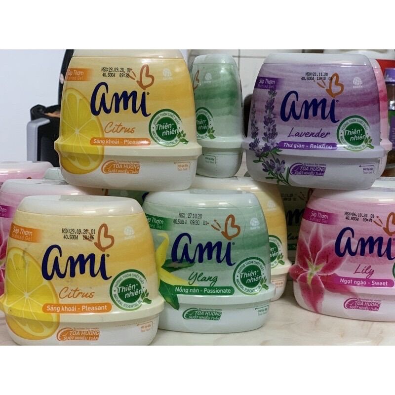 Sáp thơm Ami Hương Ylang , Lyly, Chanh, Lavender