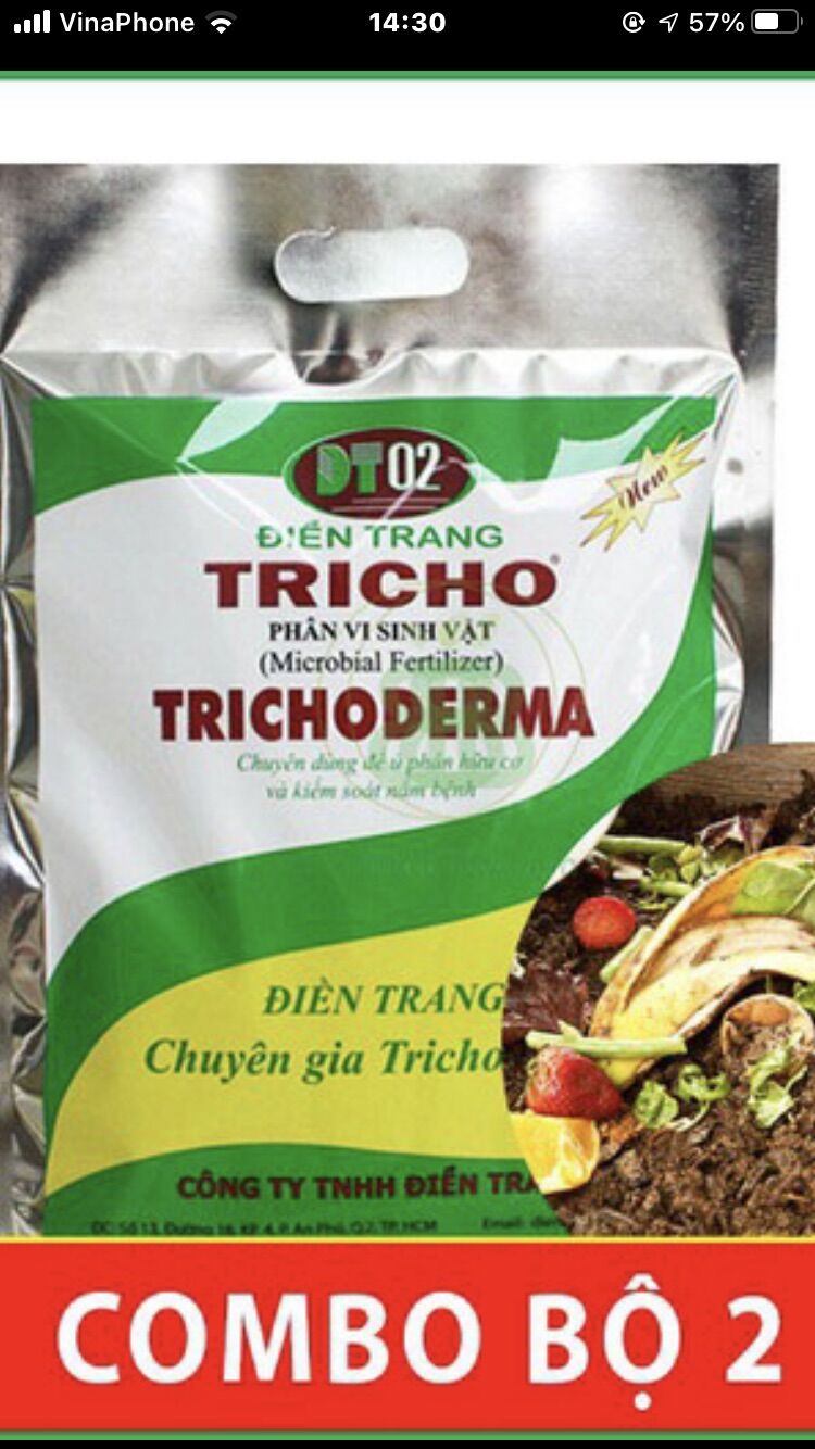 Combo 2 gói Nấm Trichoderma Điền Trang 1 kg