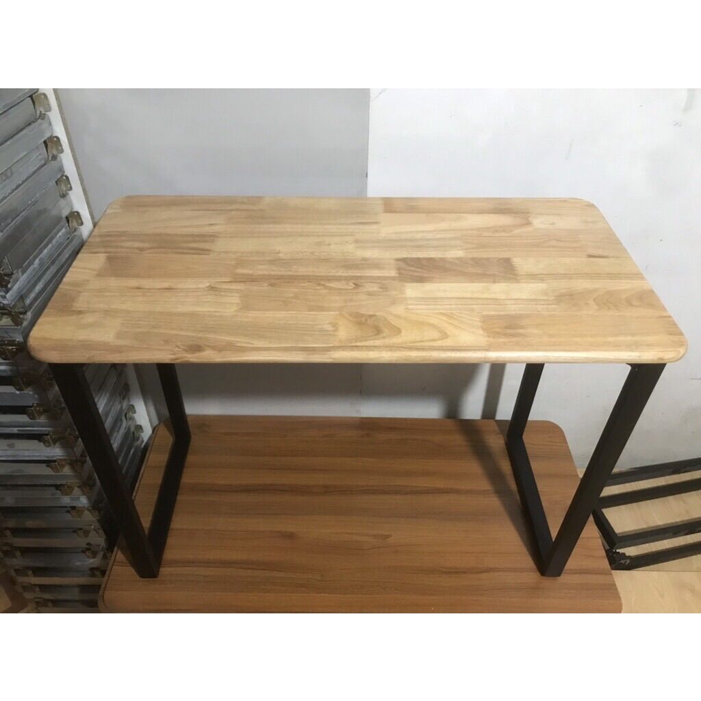 BÀN GỖ cao su 50*100*75 gấp được