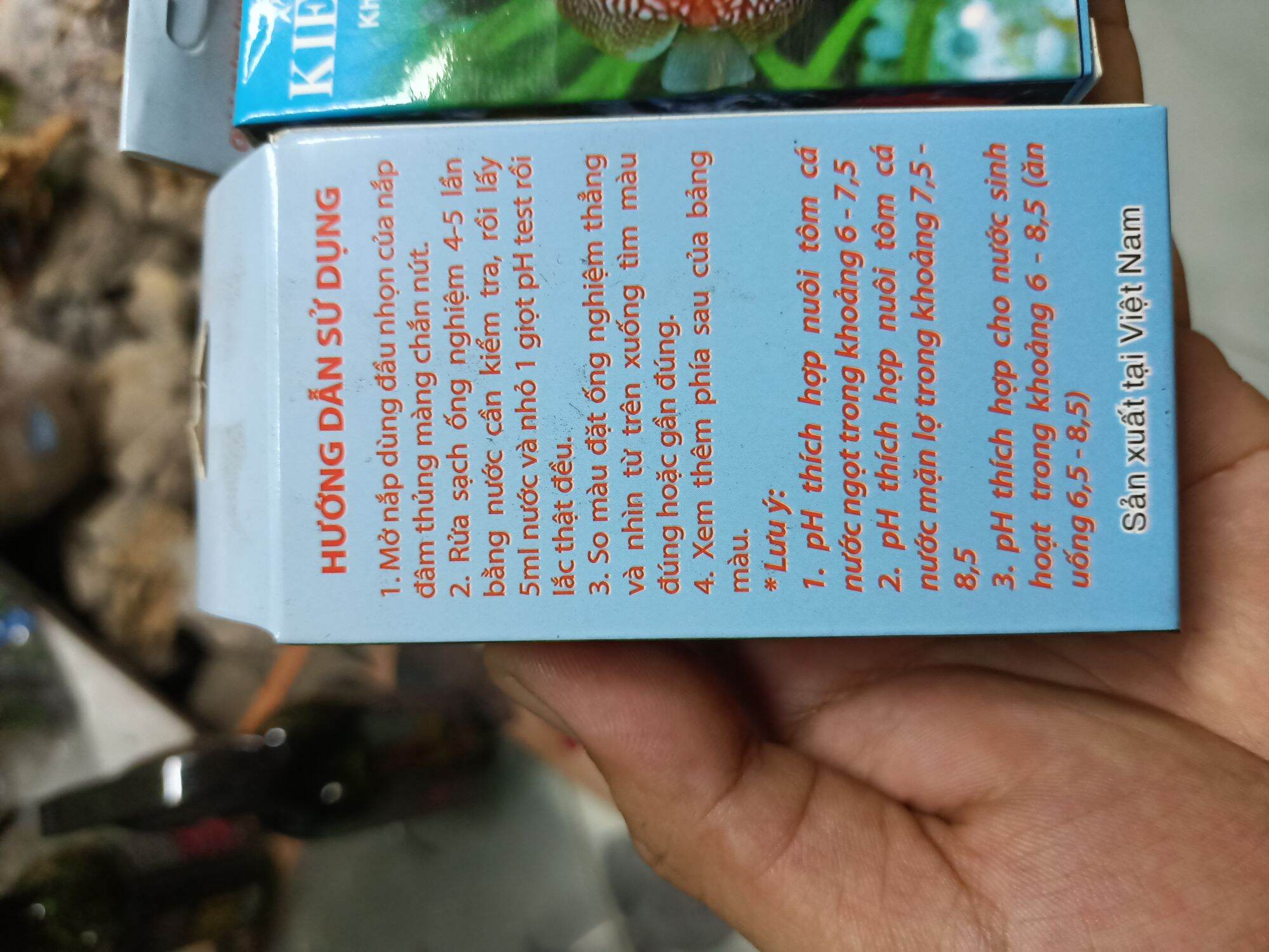 DUNG DỊCH ĐO ĐỘ PH , KIỂM TRA ĐỘ PH HỒ CÁ , ĐO PH