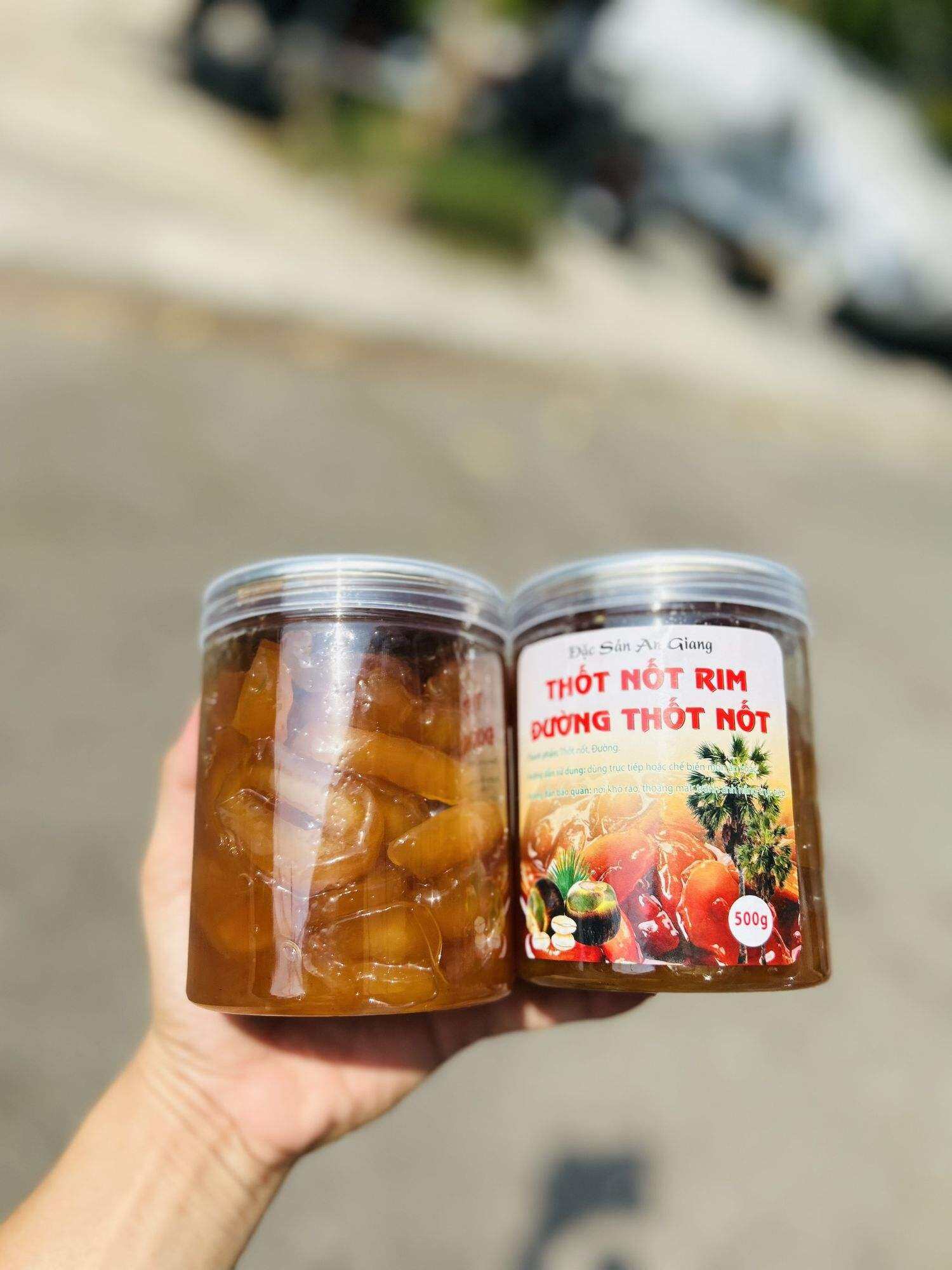 Thốt nốt rim đường thốt nốt hũ 500 gram