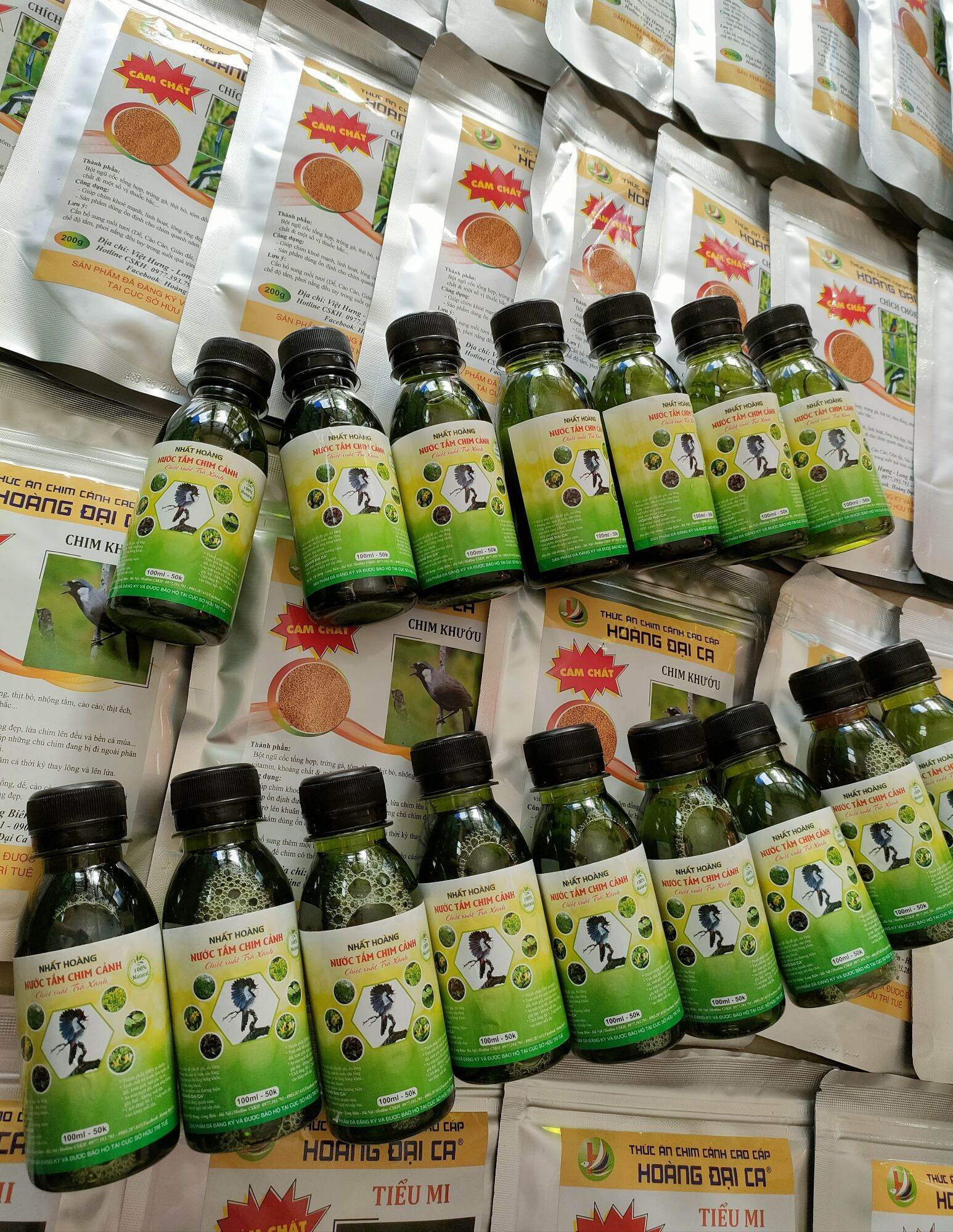 Nước tắm chim cảnh Nhất Hoàng