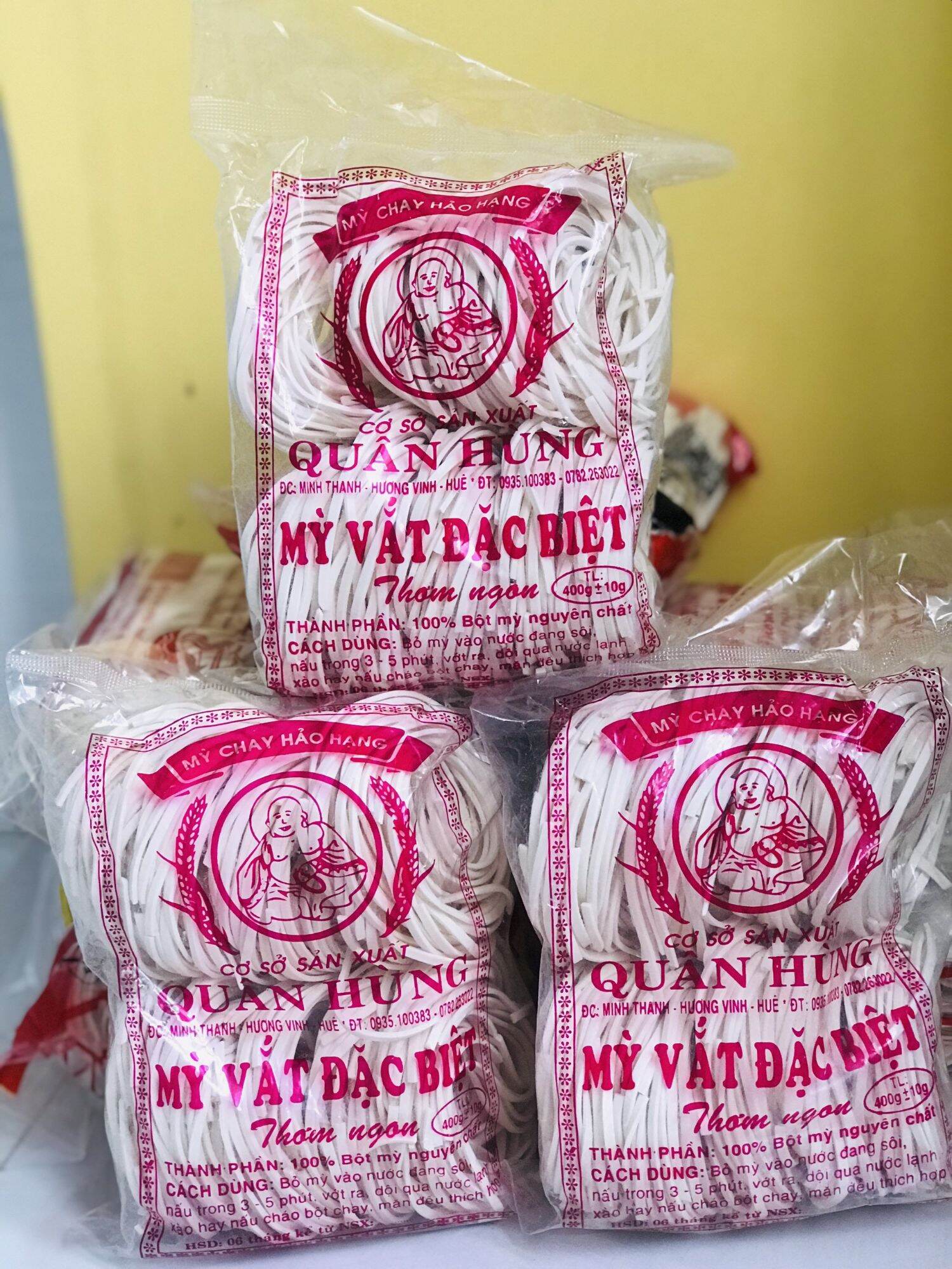 Loại 400g - bạn canh sợi bột mì quân hùng