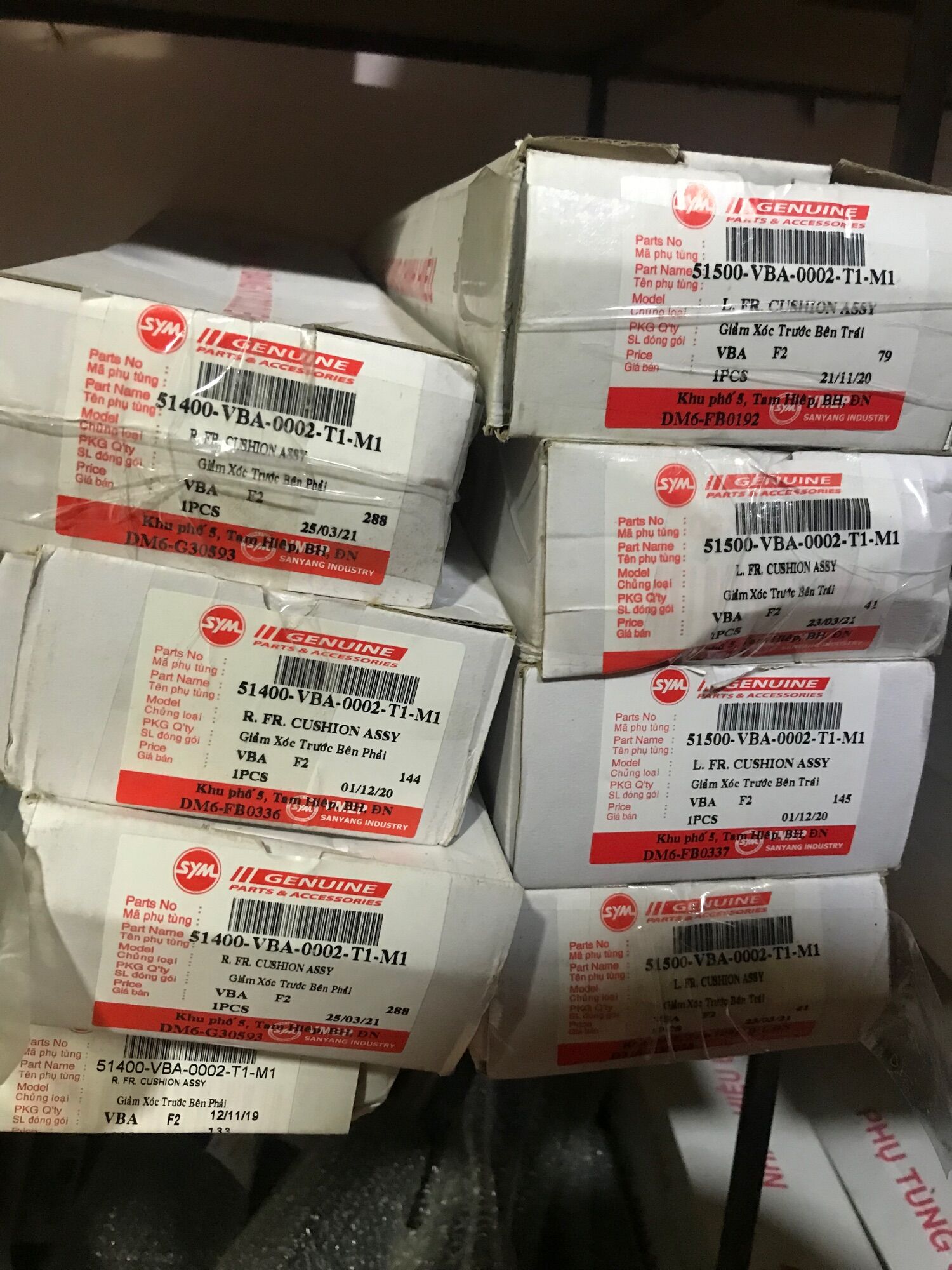 Phuộc nhún trước ( Giảm xóc trước) xe Star SR 125 (VBA) hãng SYM [HUNGCLE]
