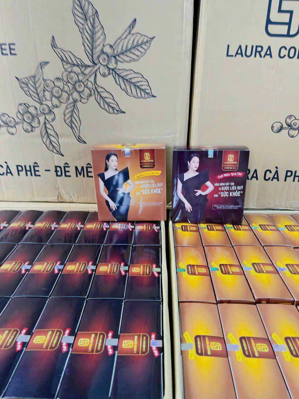 Cà phê Nhật Kim Anh cà phê hòa tan Laura Coffee  (Hộp 10 gói)