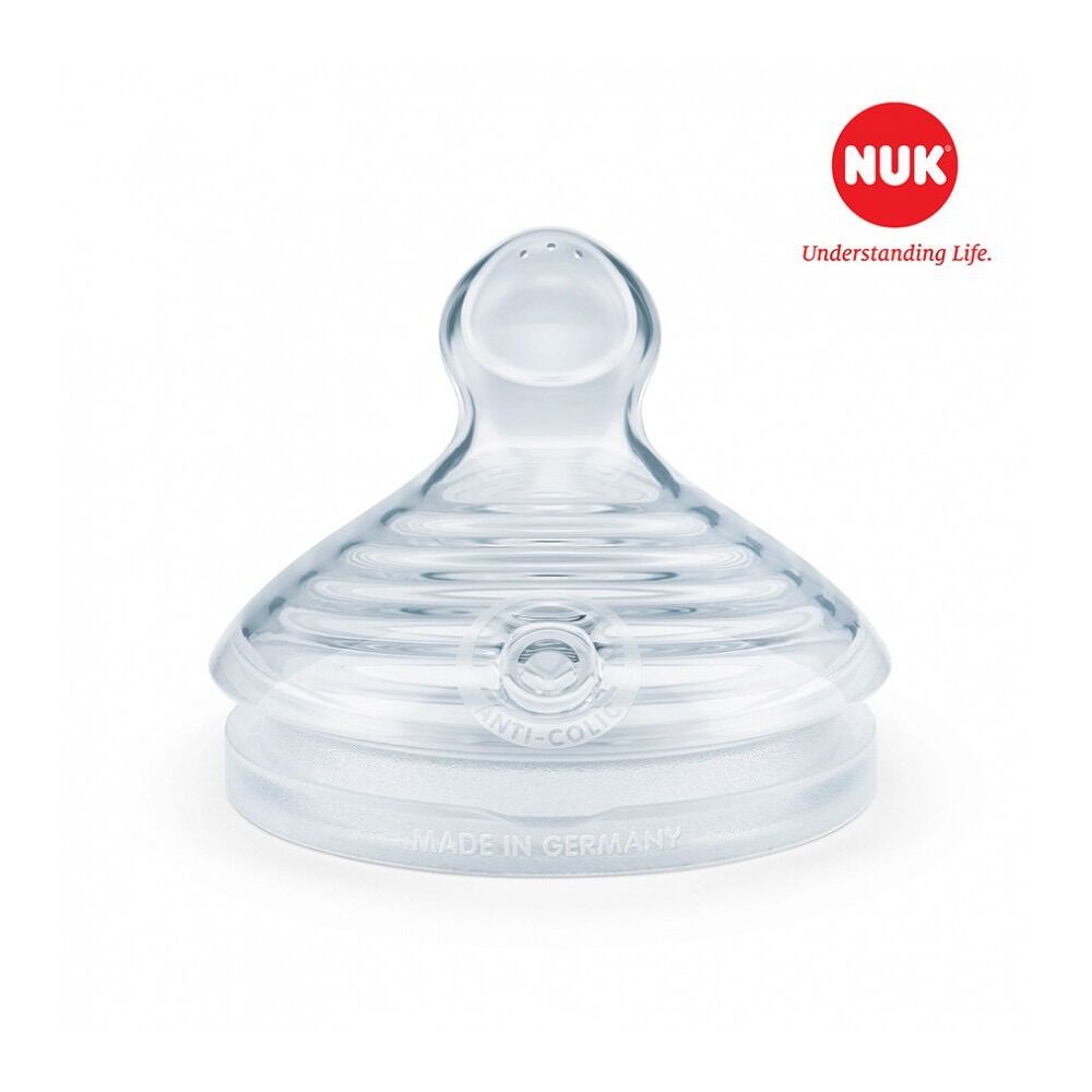 Bộ 2 núm ti silicone nuk nature sense