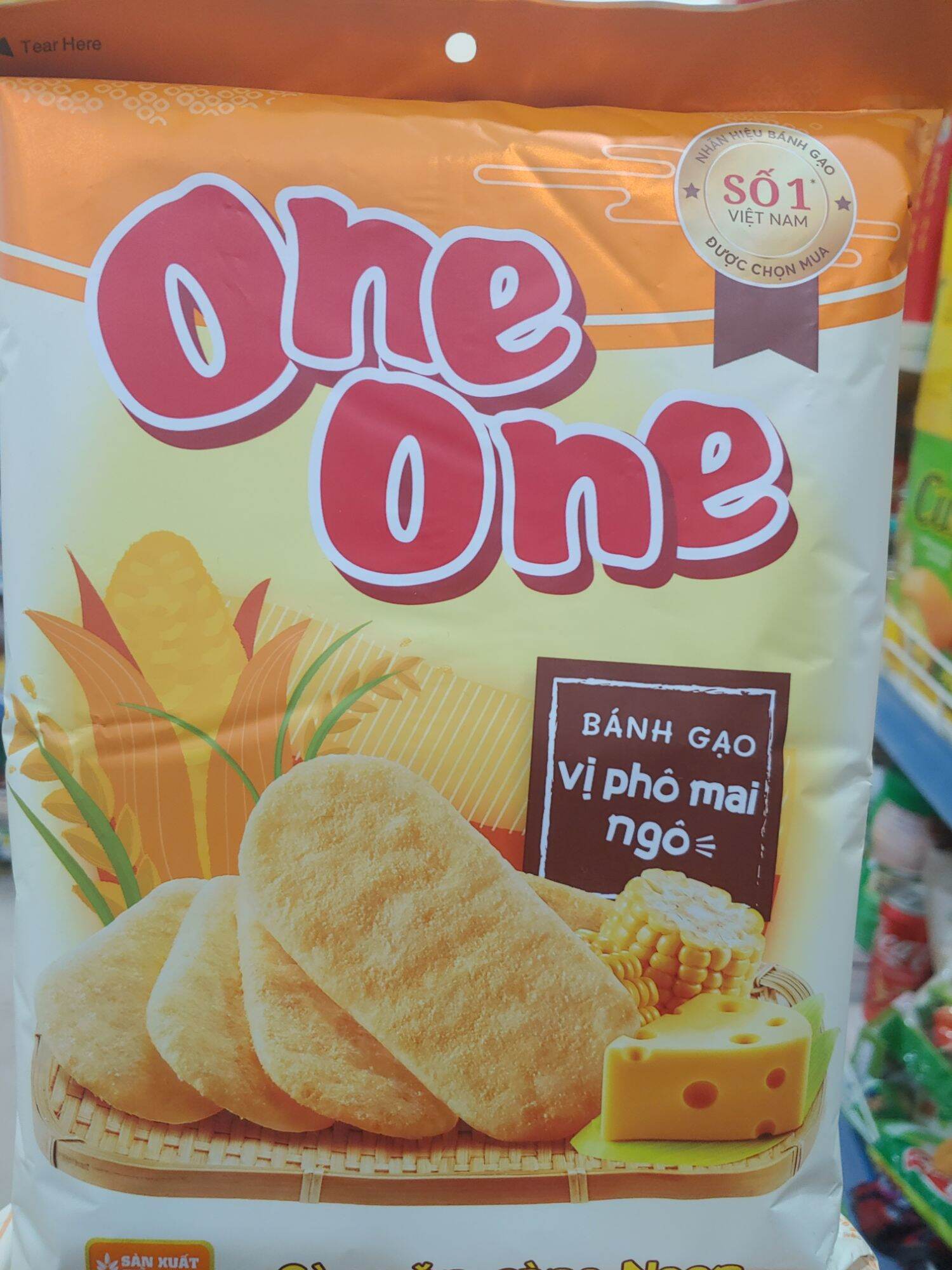 Bánh gạo pho mai ngô one ome