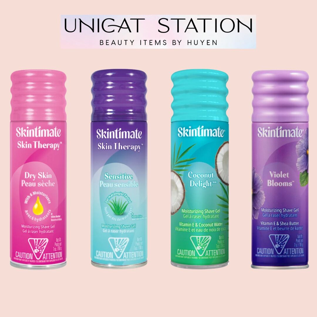 Gel tạo bọt cạo lông skintimate moisturizing shave gel 198gr