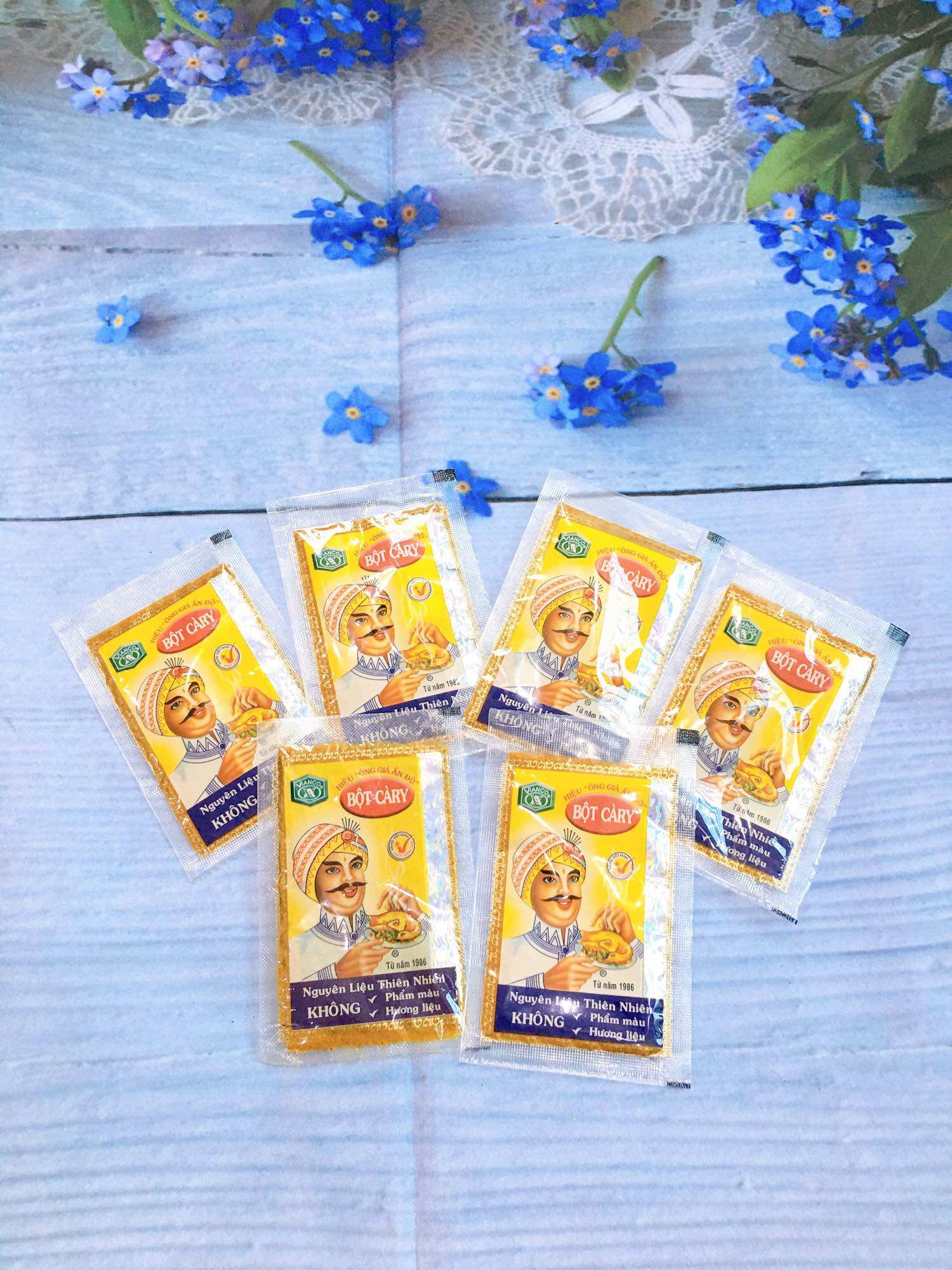 Bột cà ri hiệu Ông già Ấn Độ thơm ngon (Combo 10 gói)