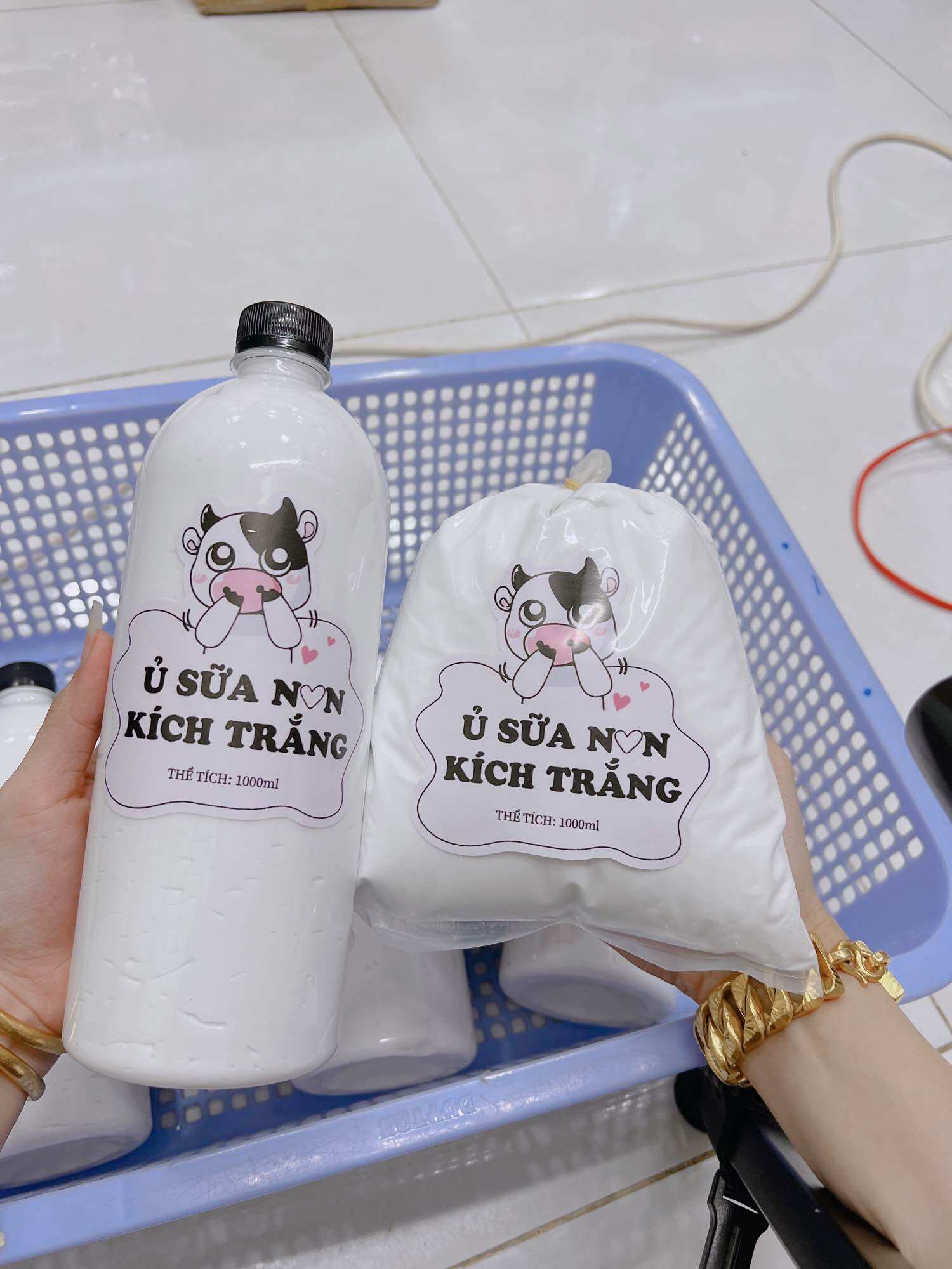 Ủ sữa non con bò kích trắng body 1kg