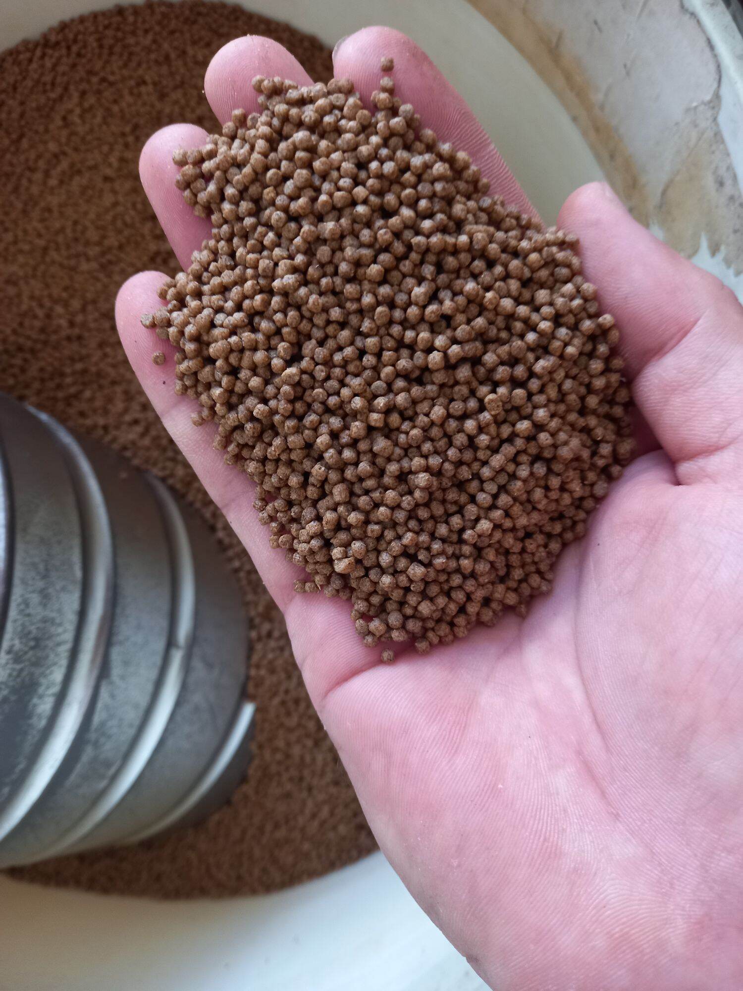 THỨC ĂN CÁ KOI, CÁ 3 ĐUÔI, CÁ KIỂNG CÁC LOẠI (2ly 30% đạm) 500Gam/bịt