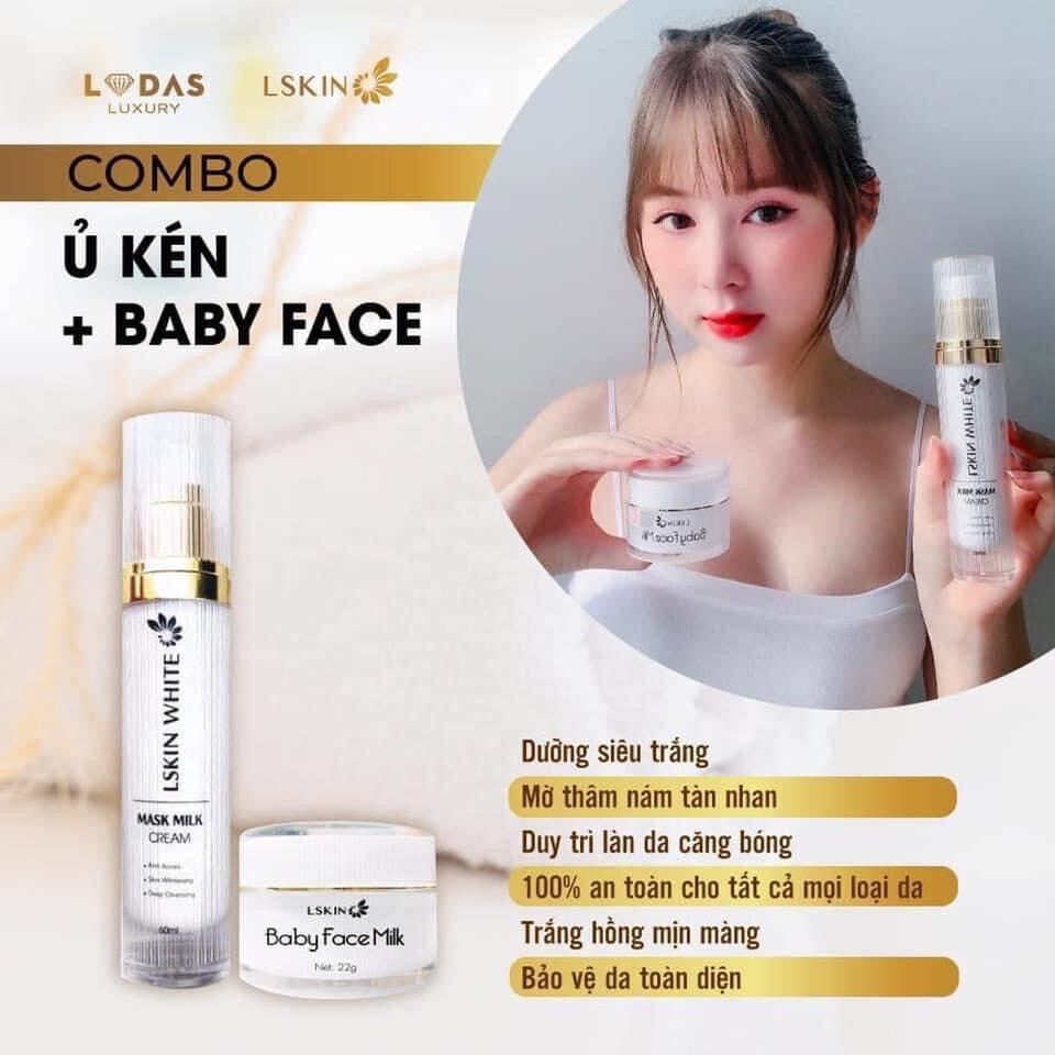 Kem Baby Face Trắng Da Tặng Ủ Kén Tằm Đan Thy