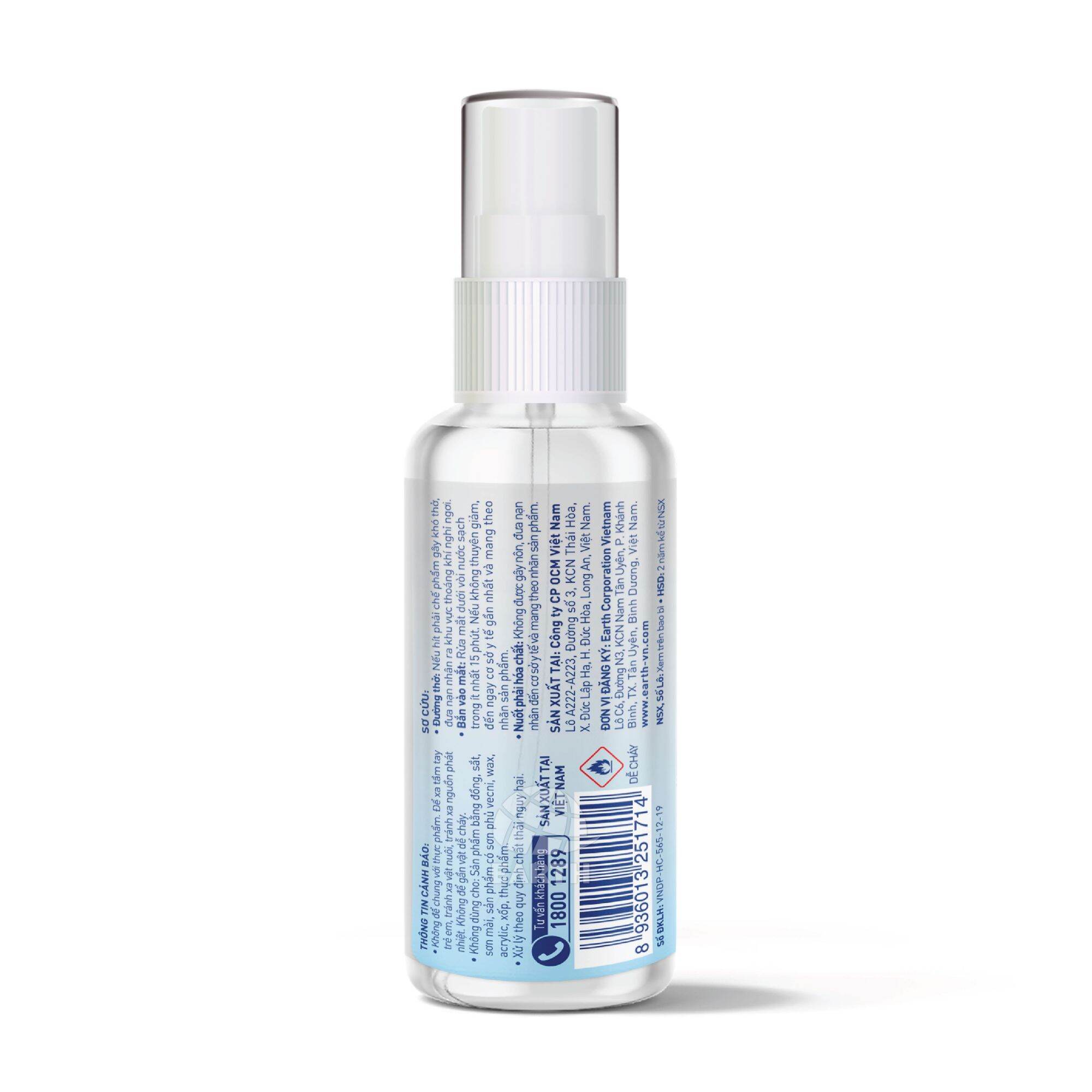 Chai xịt diệt khuẩn Natuearth 60ml