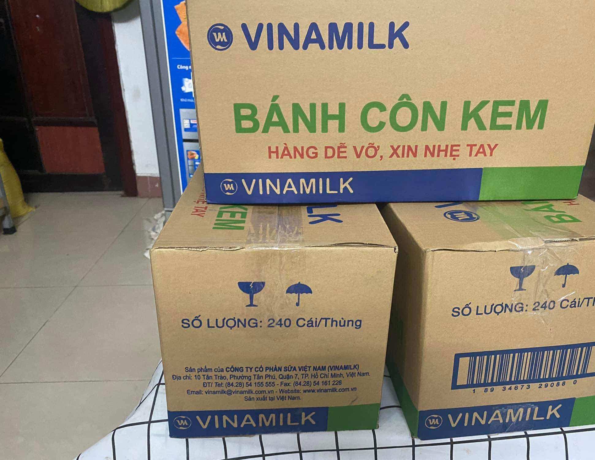 Vỏ bánh ốc quế Vinamilk