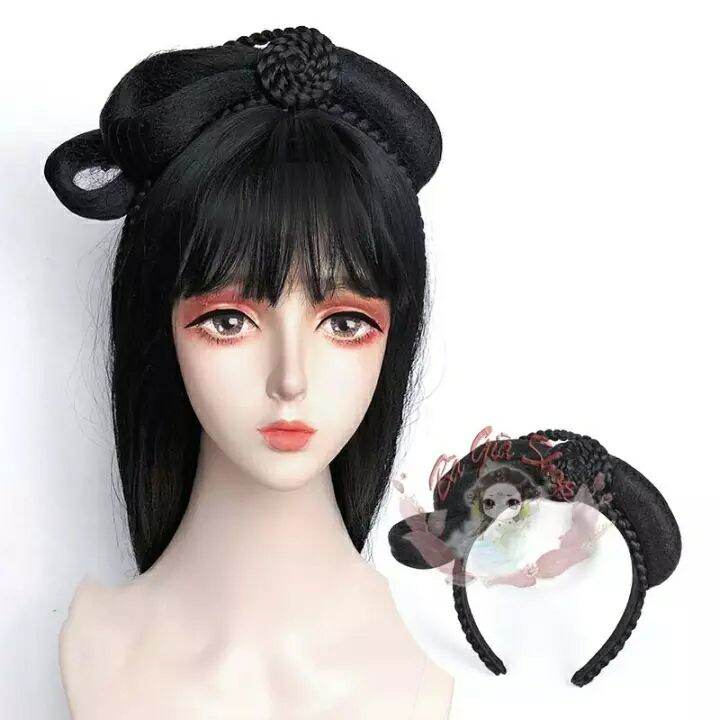 Búi cài tóc cổ trang tiện lợi set búi dùng sẵn