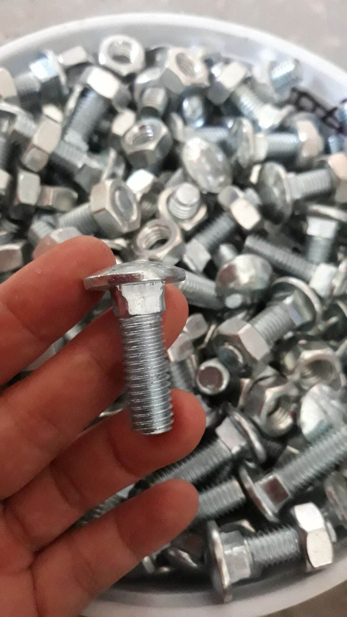 [HCM] BU LÔNG ĐẦU TRÒN CỔ VUÔNG M10X3cm