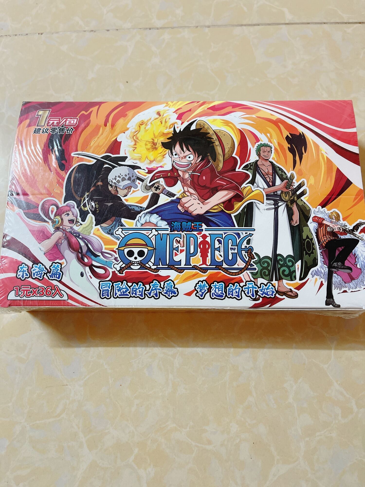 Hộp thẻ one piece 36 packs 216 thẻ