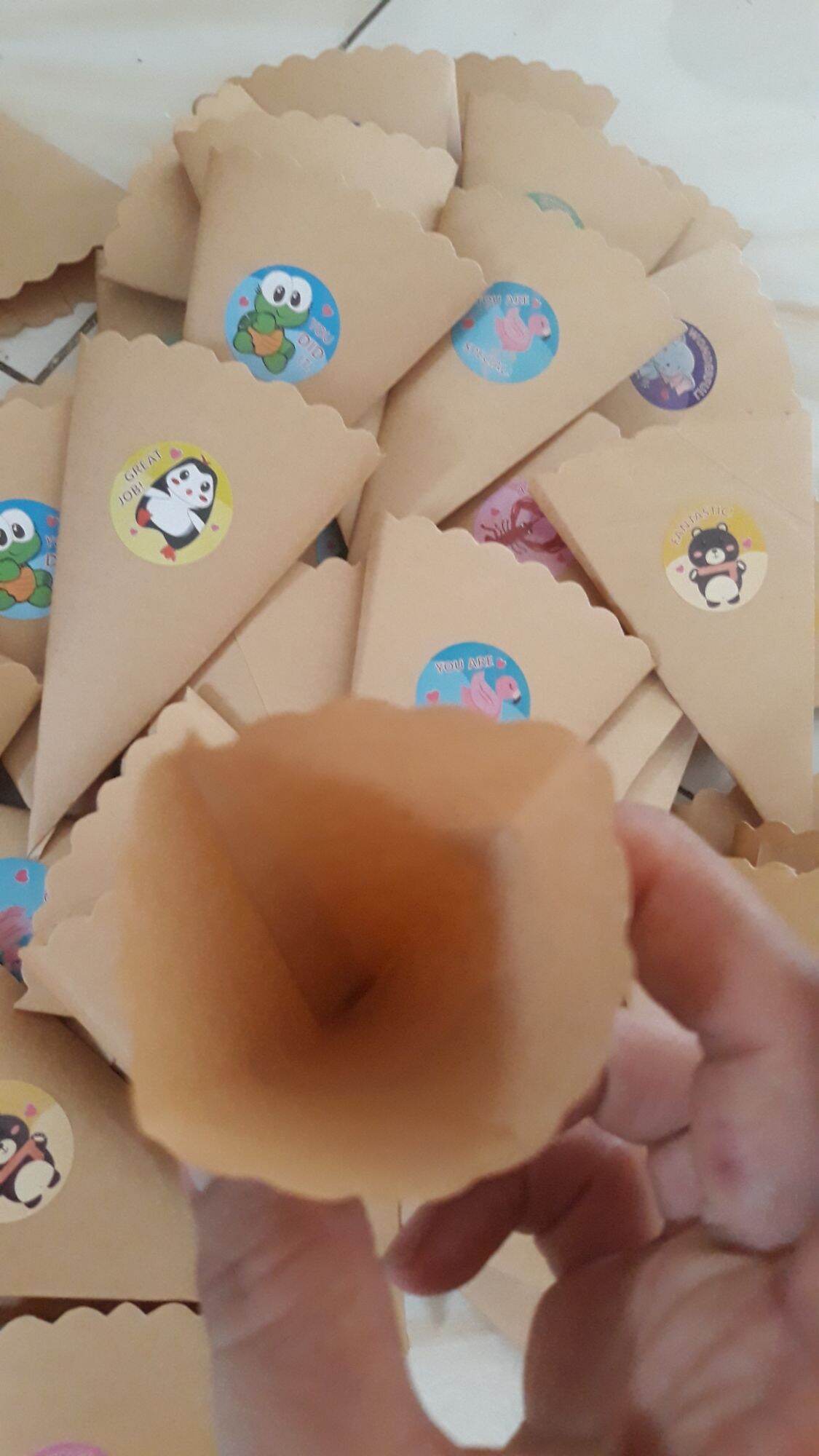50 Cái vỏ giấy lót kem ốc quế