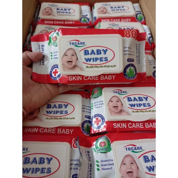 Baby Wipes Wet Tissue 80g - Product for Sensitive Skin