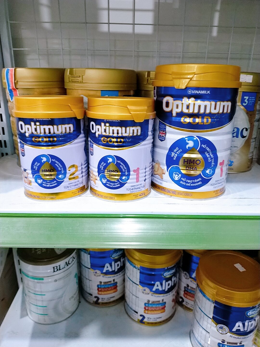Sữa bột Optimum Gold số 1 2 lon 400g 800g