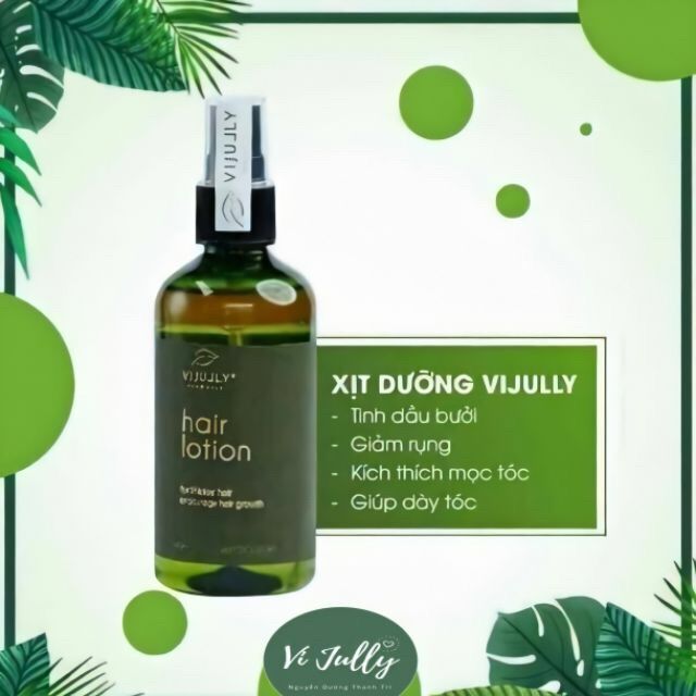 [HCM]Xịt tinh dầu bưởi vi jully 100ml