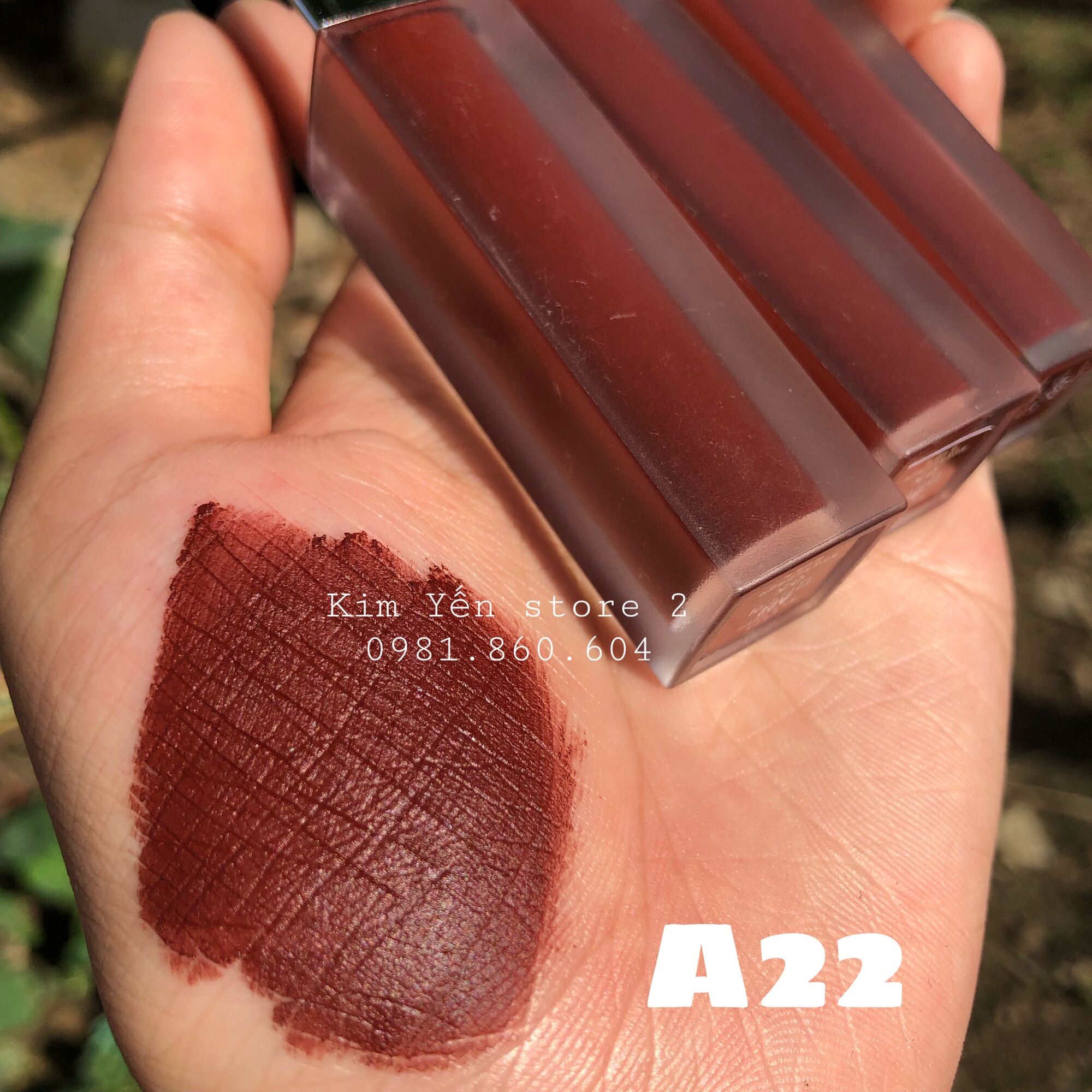 Son BLACK ROUGE A22 Vampire Rose - nâu maple ánh đỏ